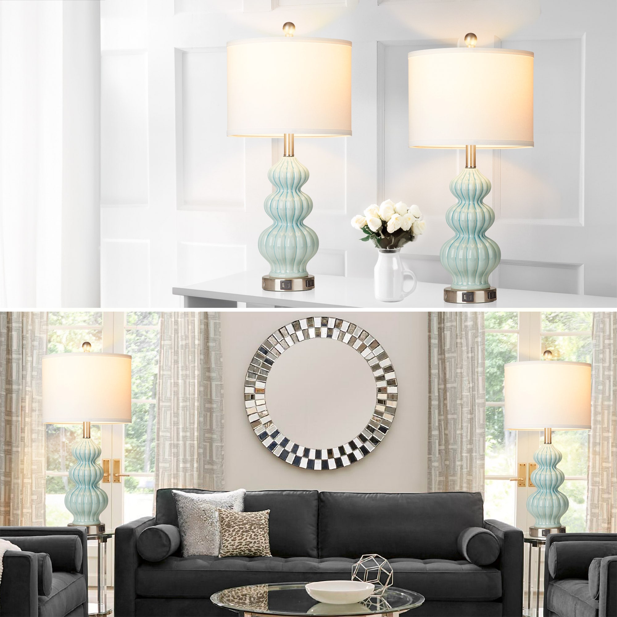 UrFurnishings TD-248 Table-Lamps - View #4