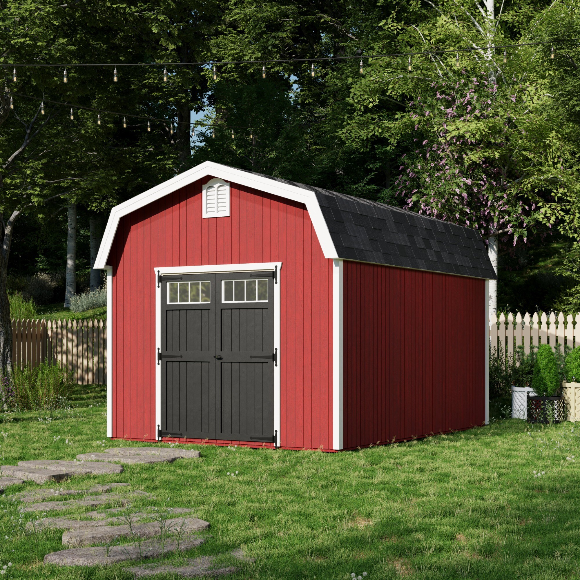 Little Cottage Co 10X14 WBCGS-PC-FK Wood-Storage-Buildings - View #2