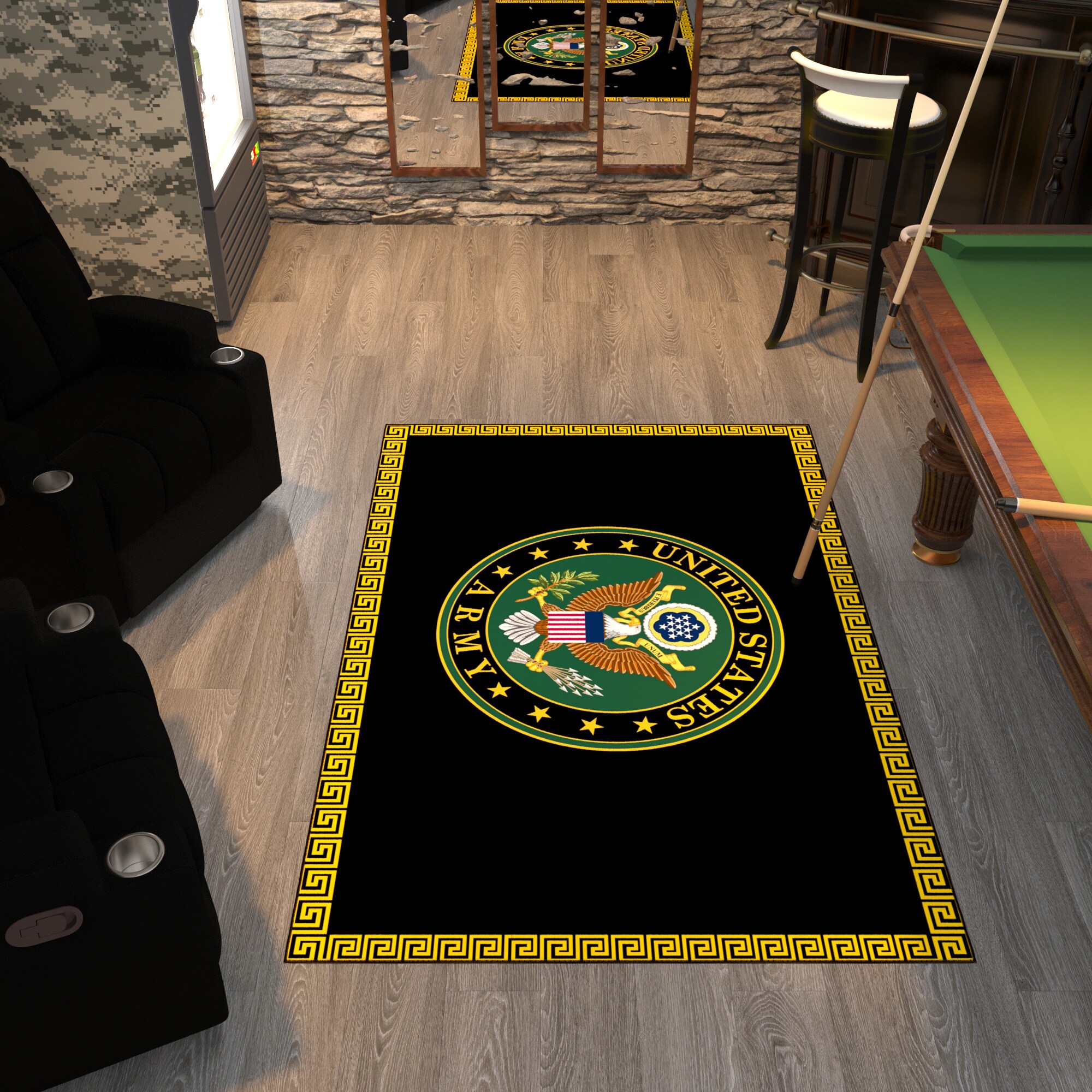 Ottomanson ARMY111-5X7 rugs - View #5