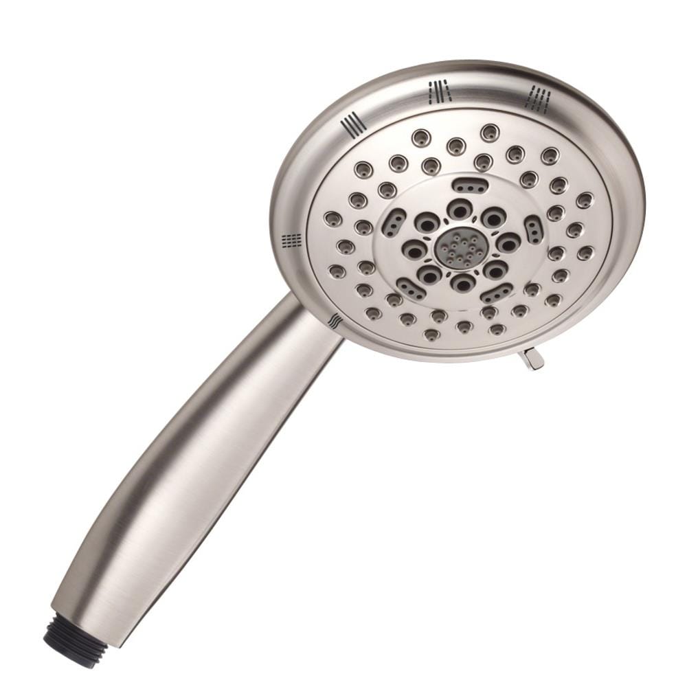 Danze Florin Brushed Nickel Round Handheld Shower Head 2.5-GPM (9.5-LPM ...