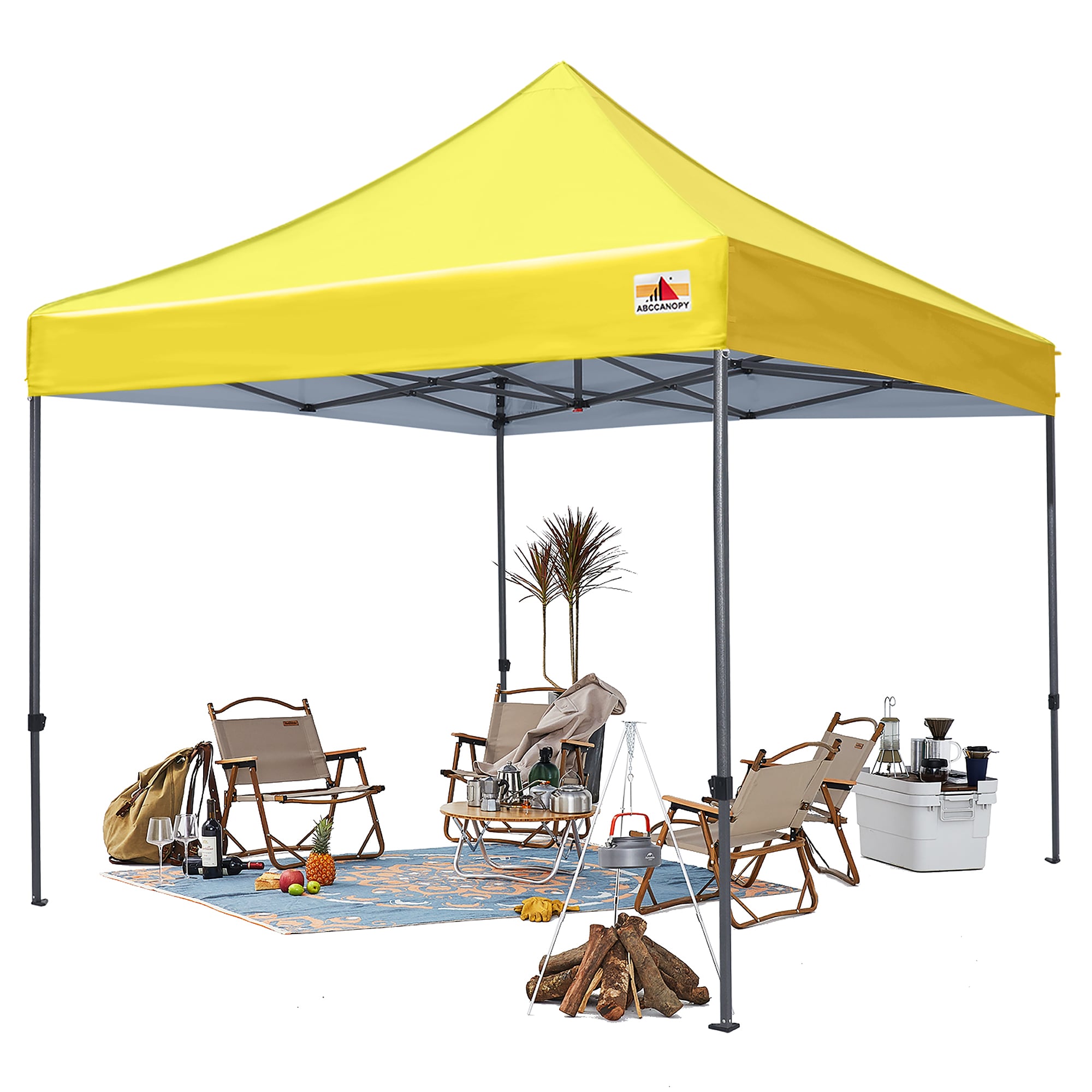 ABCCANOPY 10X10KK-YELLOW 10-ft x 10-ft Square Yellow Pop-up canopy
