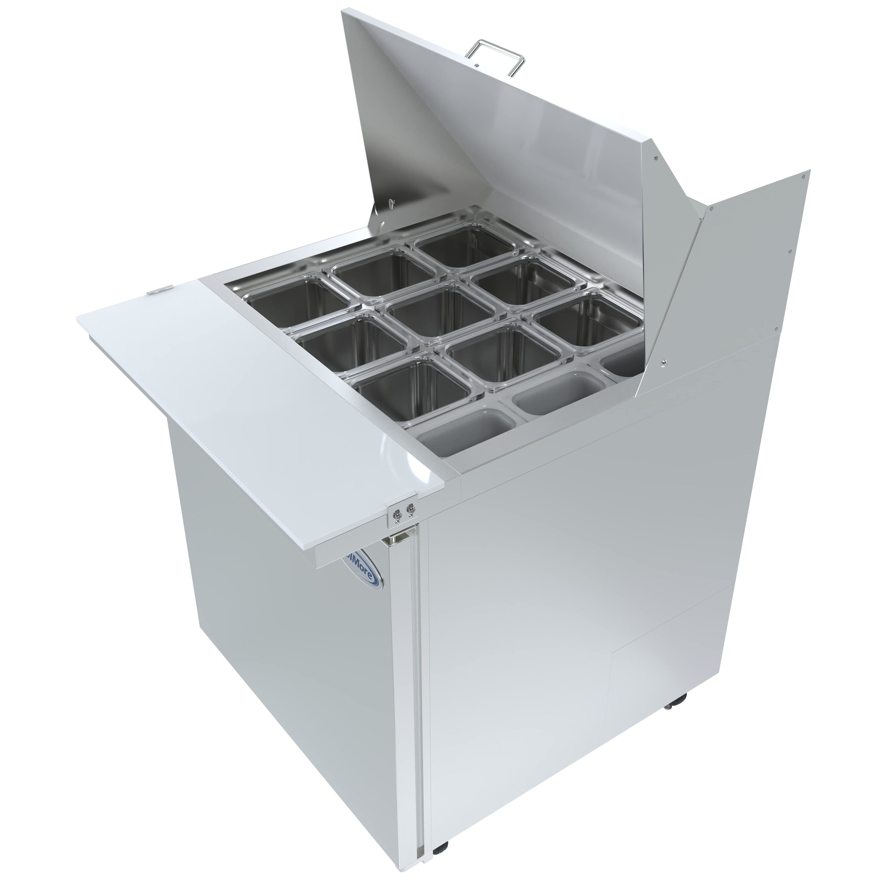 KoolMore RPT28-1D-MT Refrig-Prep-Tables - View #4