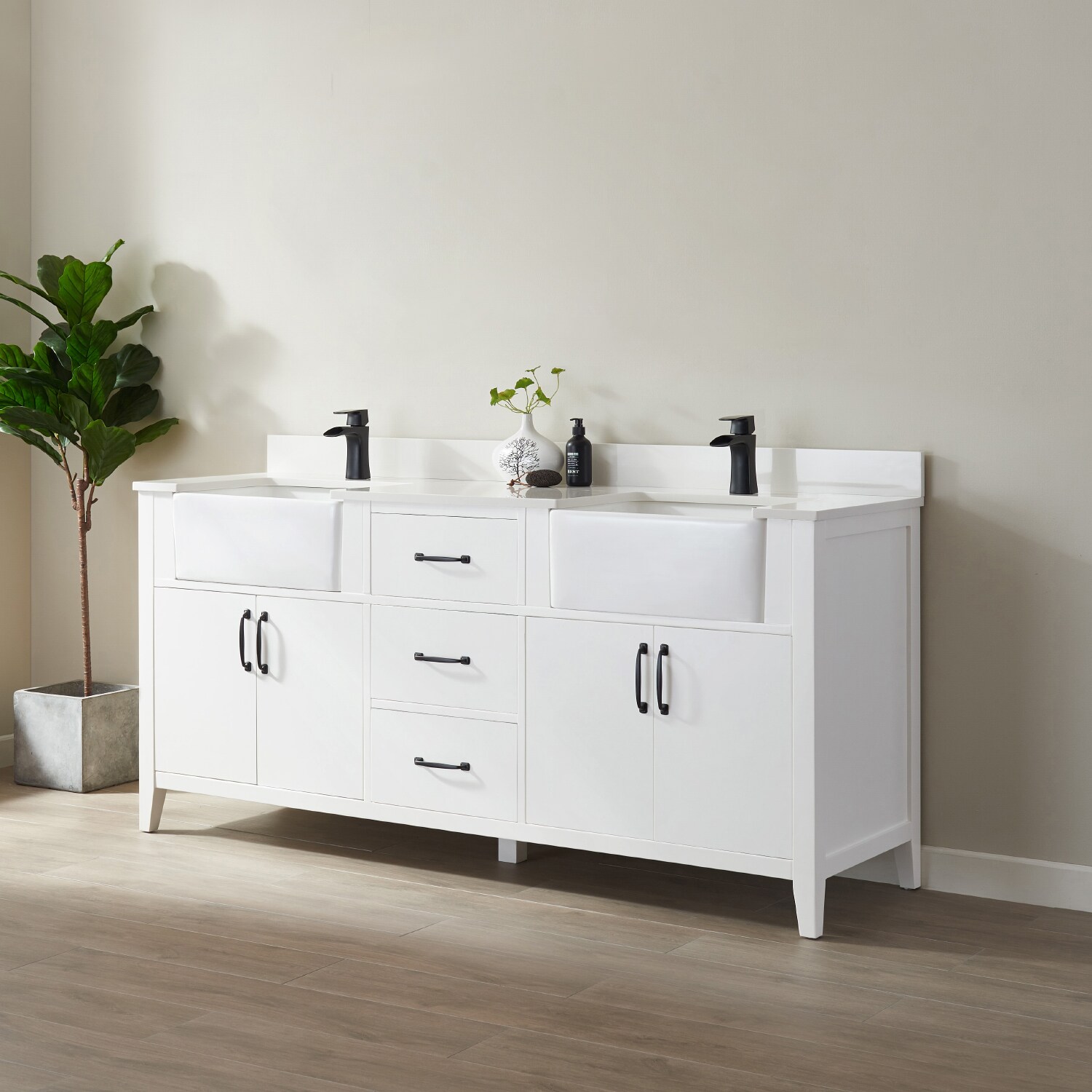 Vinnova 797072-WH-WH-NM Bath-Vanity-Combo - View #2