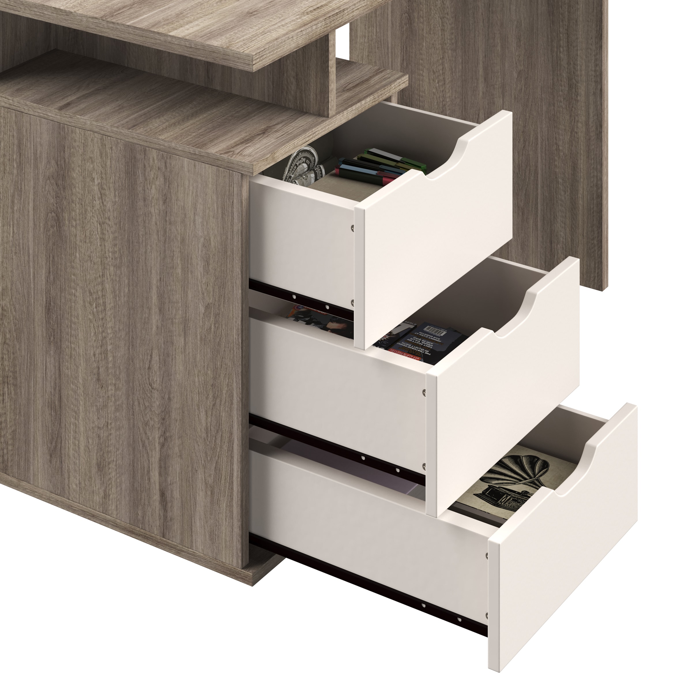 Lavish Home 80-DESK-WD-DL desks - View #5
