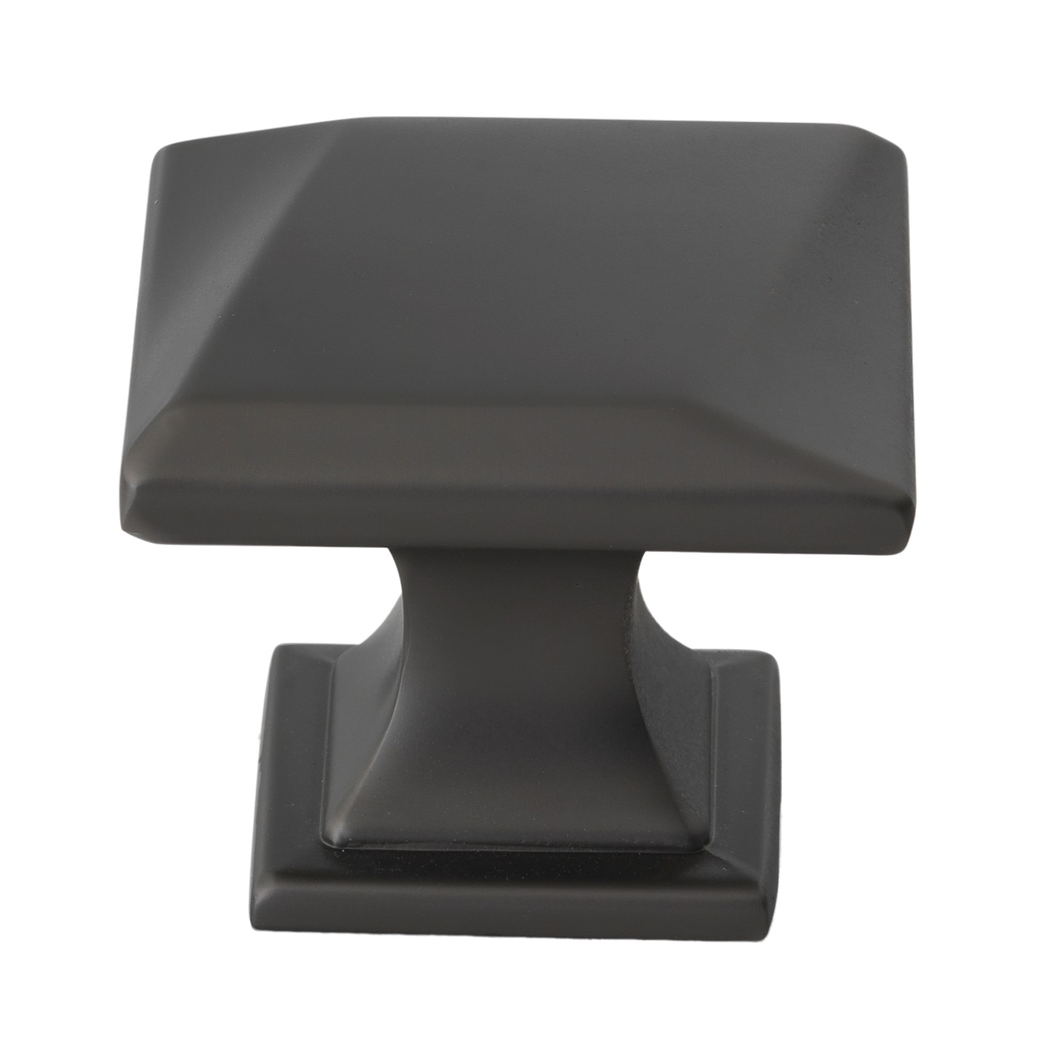 GlideRite Hardware 5865-GPH-25 1-1/4 in. Square Twisted Cabinet Knob - 25 Pack