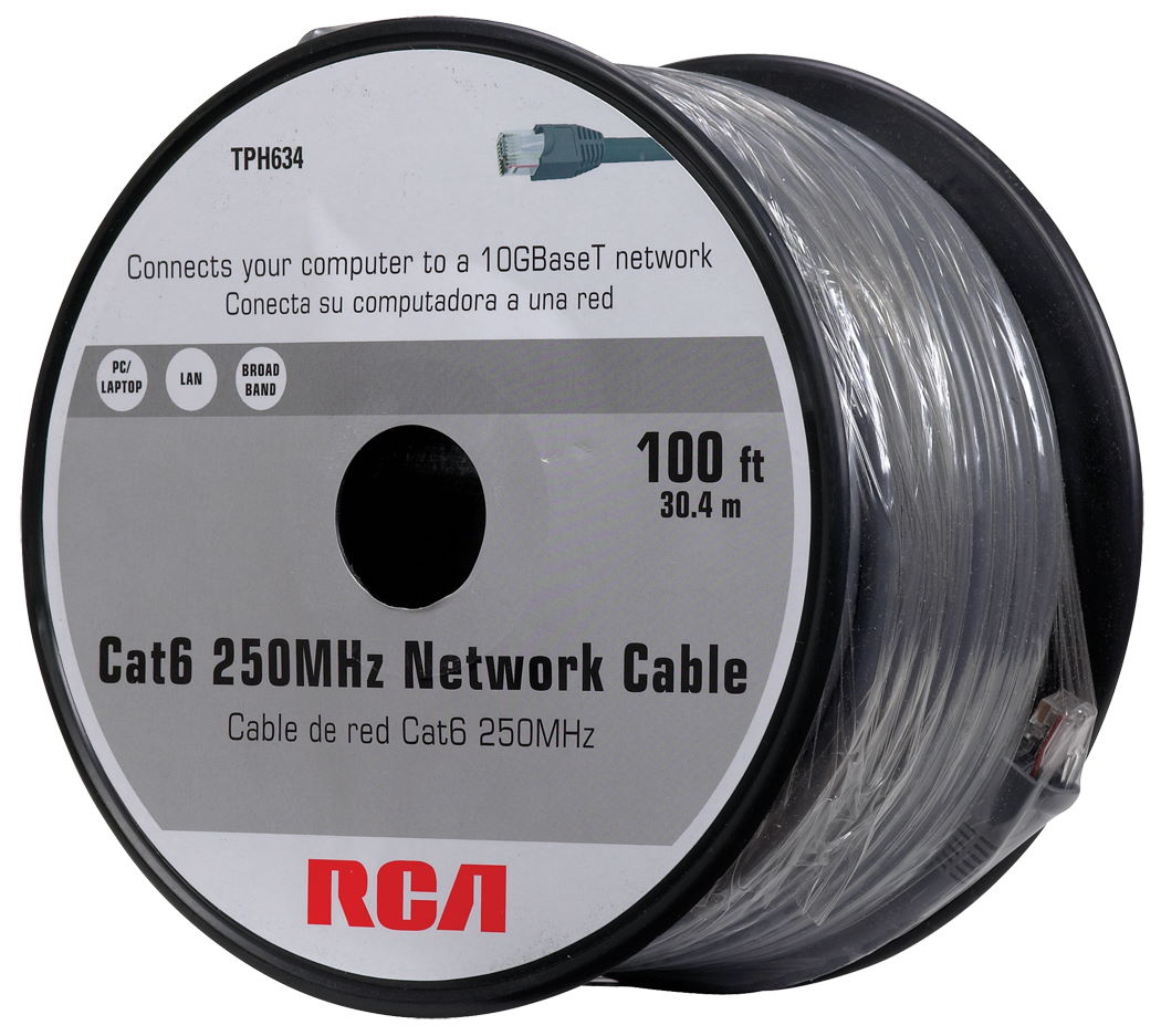 100-ft CAT 6 (Ethernet) Data Cable Lowes.com