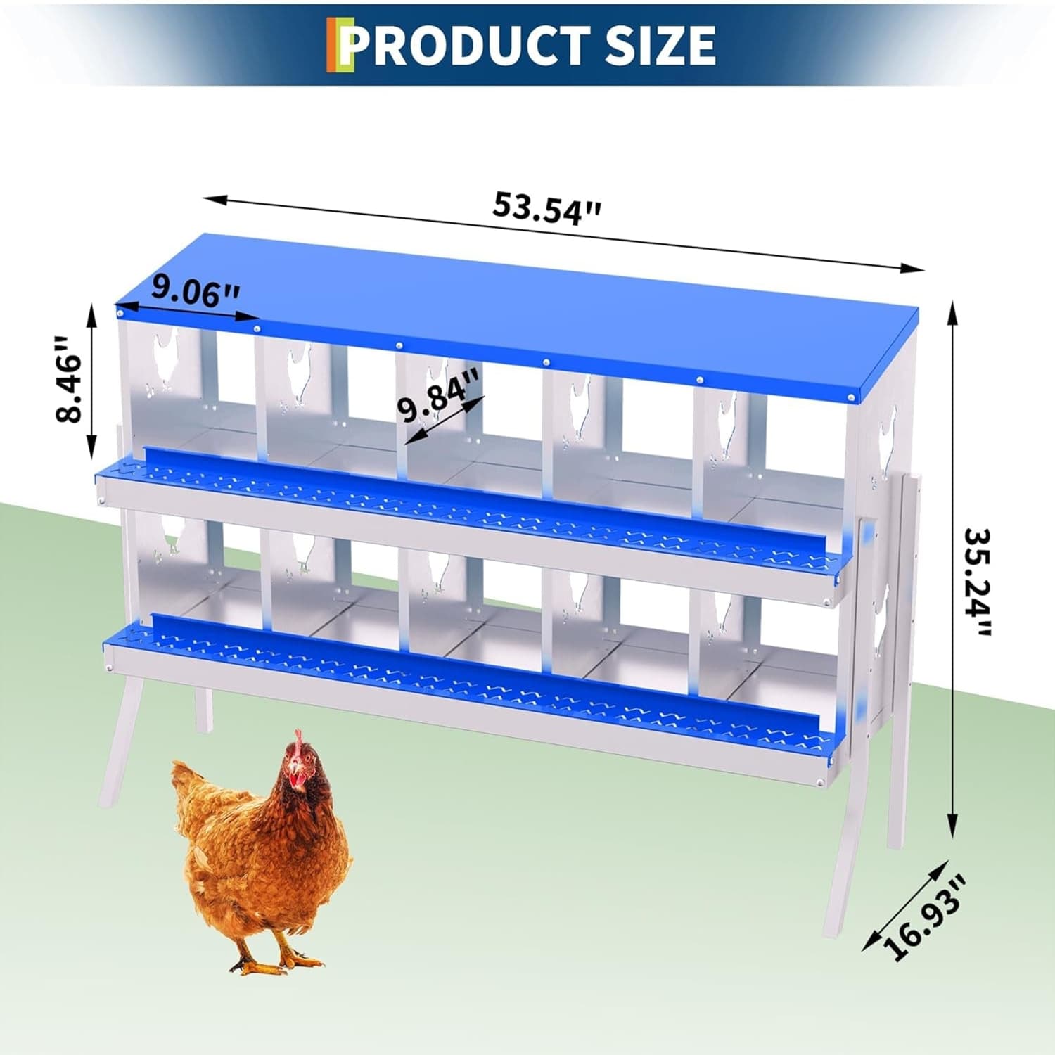 Garvee LSHQQPPG-33LQDY5R Chicken-Coops-Rabbit-Hutches - View #2