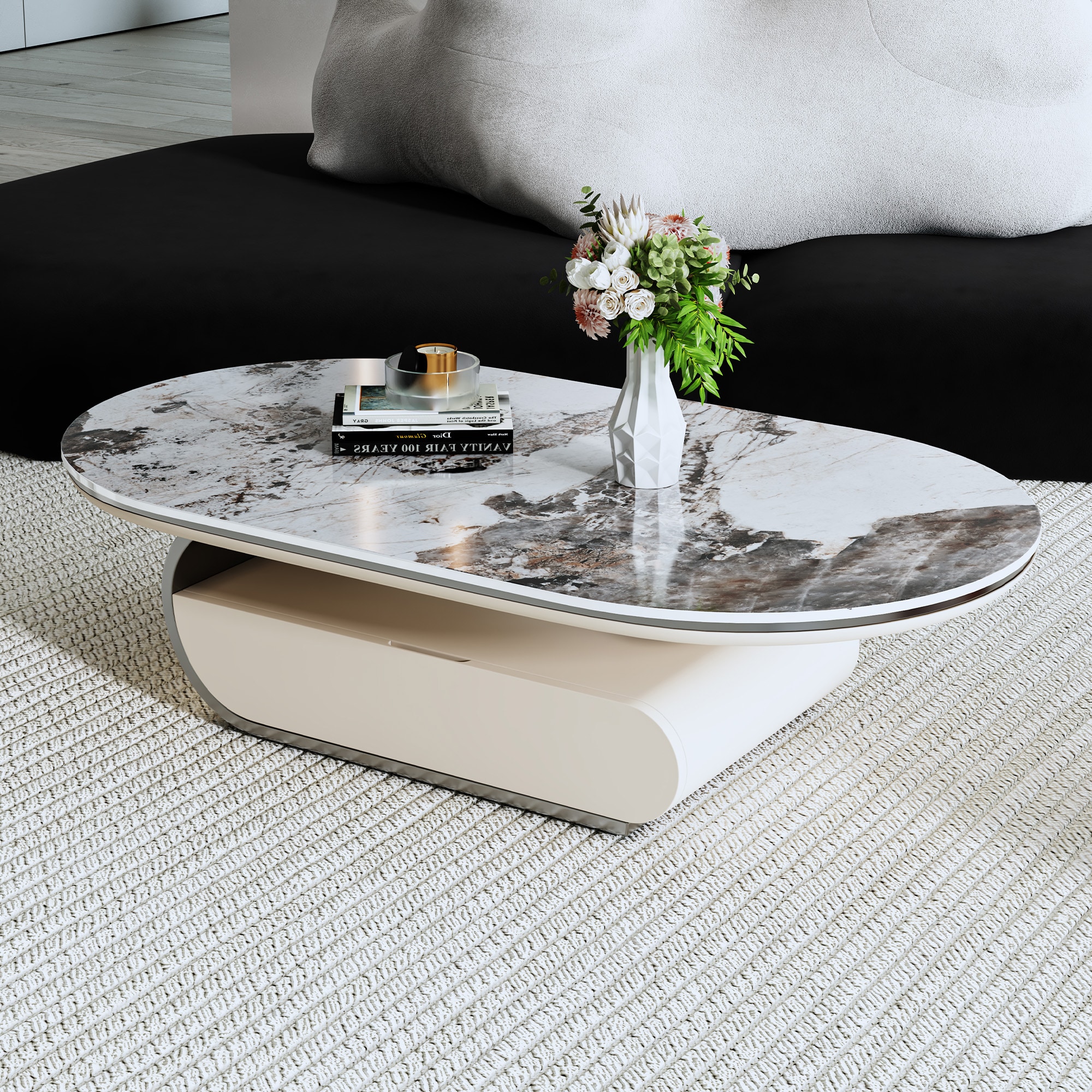 Oizaye YL-909GRAY Coffee-Tables - View #9