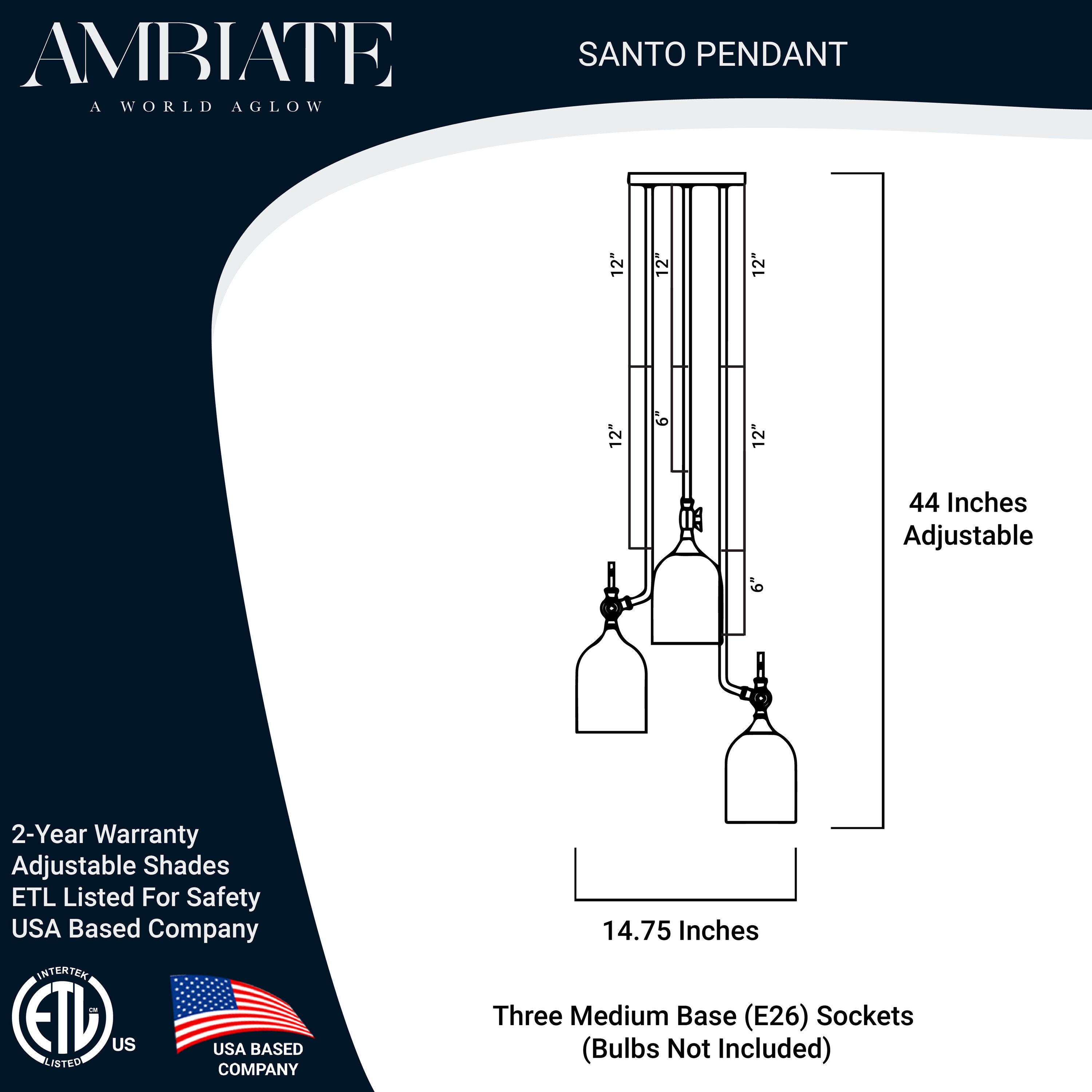 Ambiate LWAL10013P3 Pendant-Lights - View #4