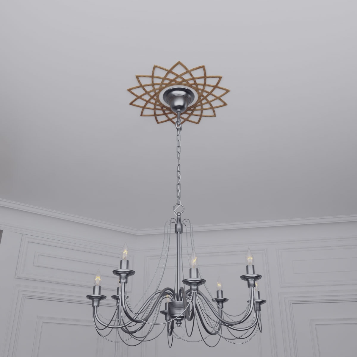 Ekena Millwork CMWP20X20X0250EAWA Ceiling-Medallions - View #10