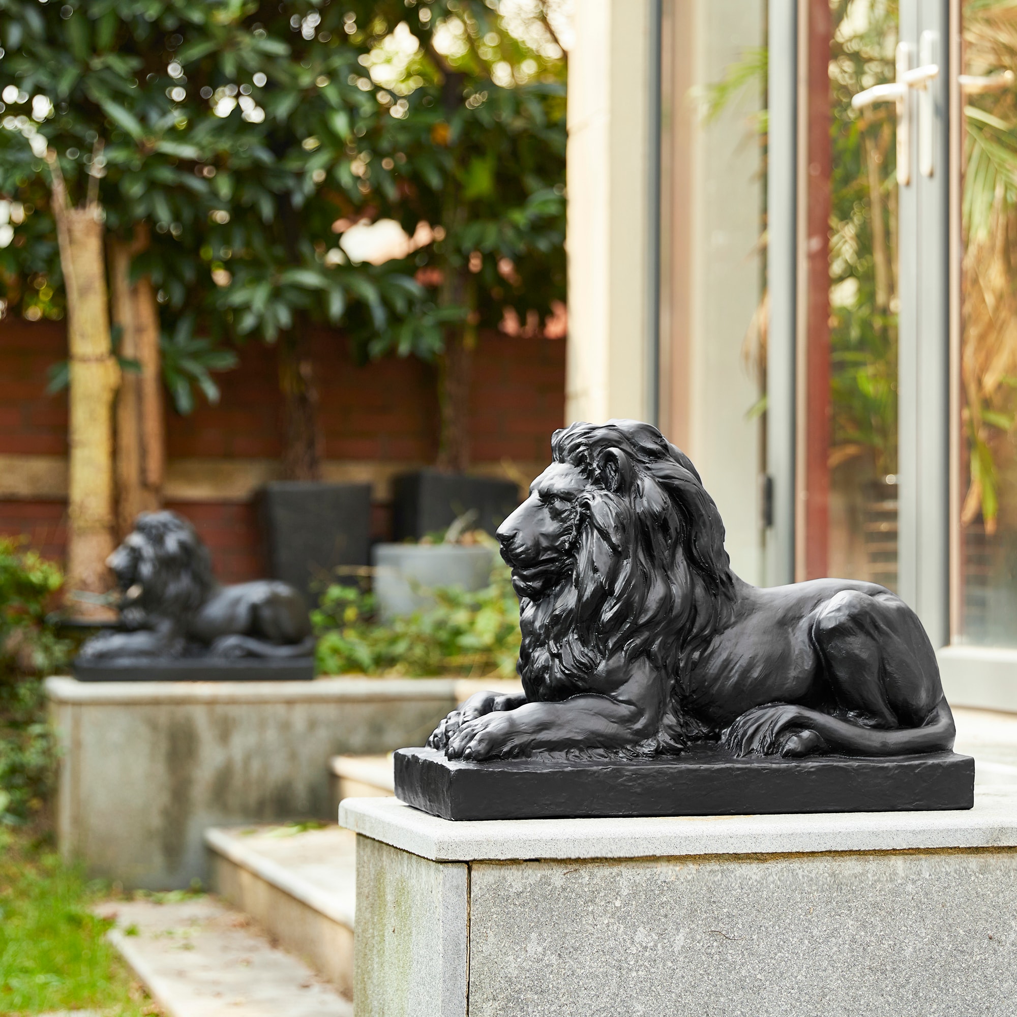 Glitzhome 2025400058 Garden-Statue - View #4
