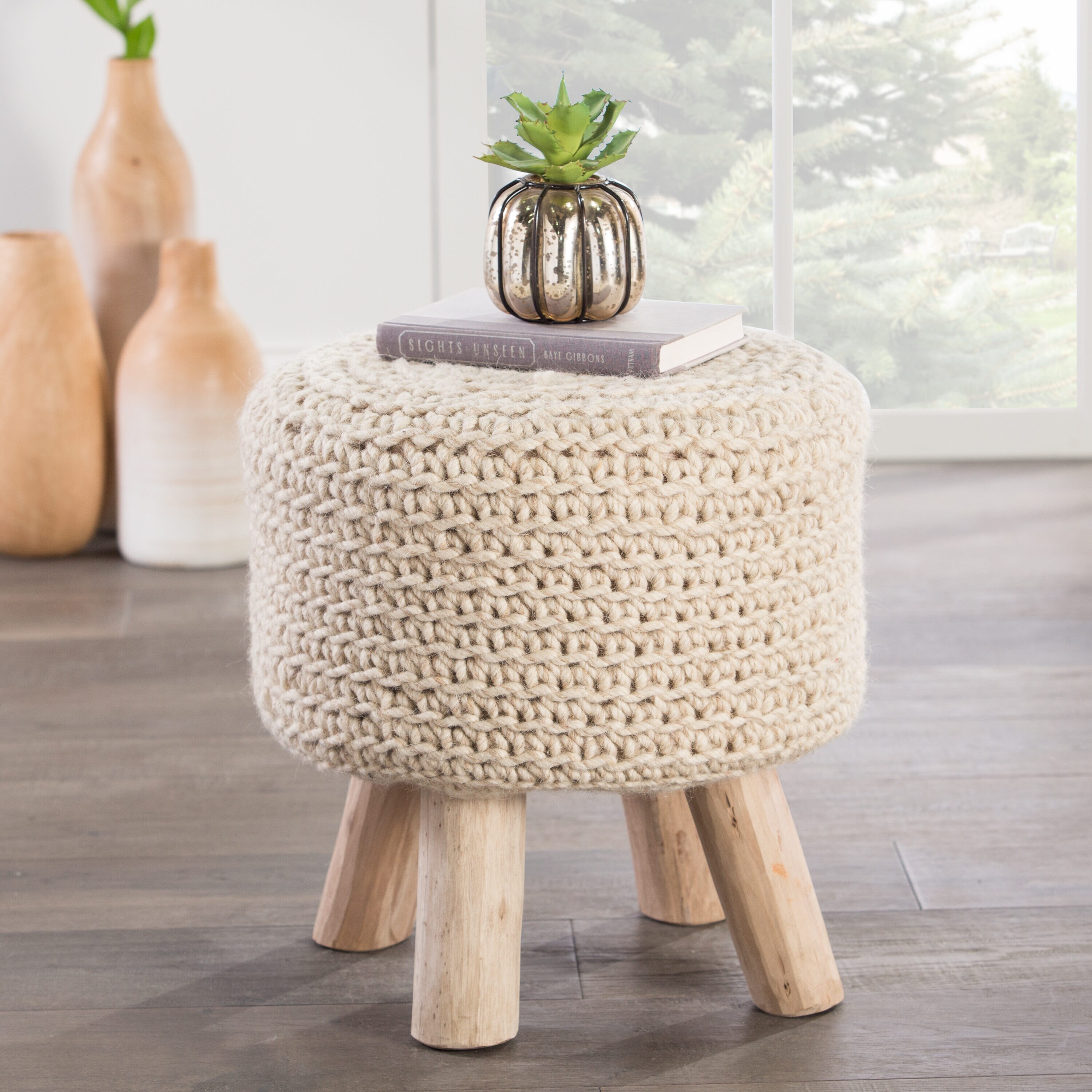Jaipur Living BRF100360 Indoor-Ottomans - View #2