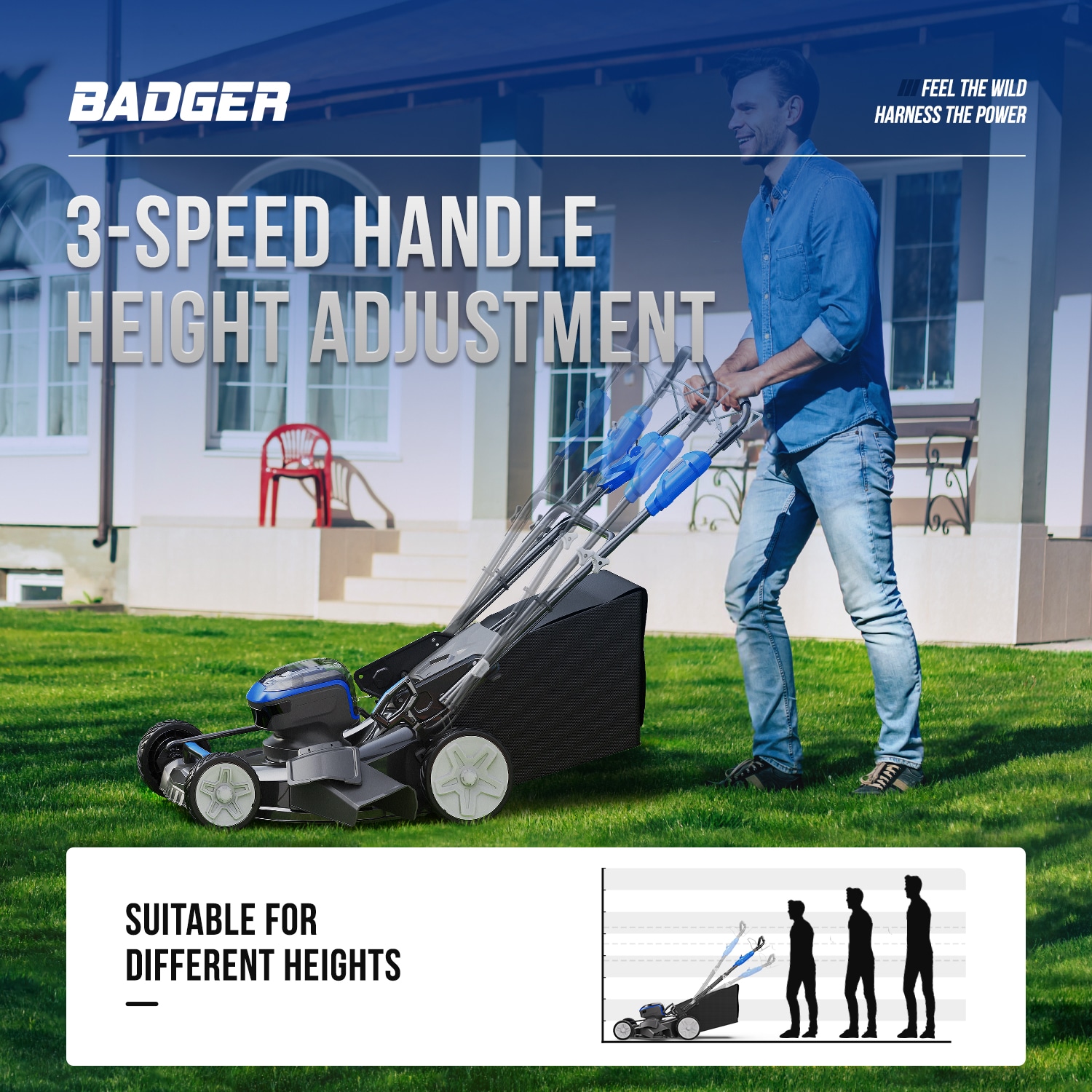 Wild Badger Power WB40VSP21LM Cordless-Elec-Push-Mowers - View #6