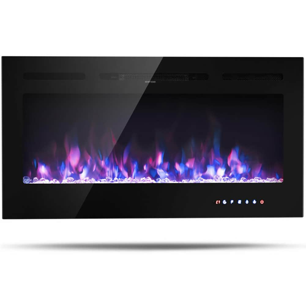 Cambridge 33.9-in W White Fan-forced Electric Fireplace CAM3437-1WHTLED Sansujyuku sansujyuku.com