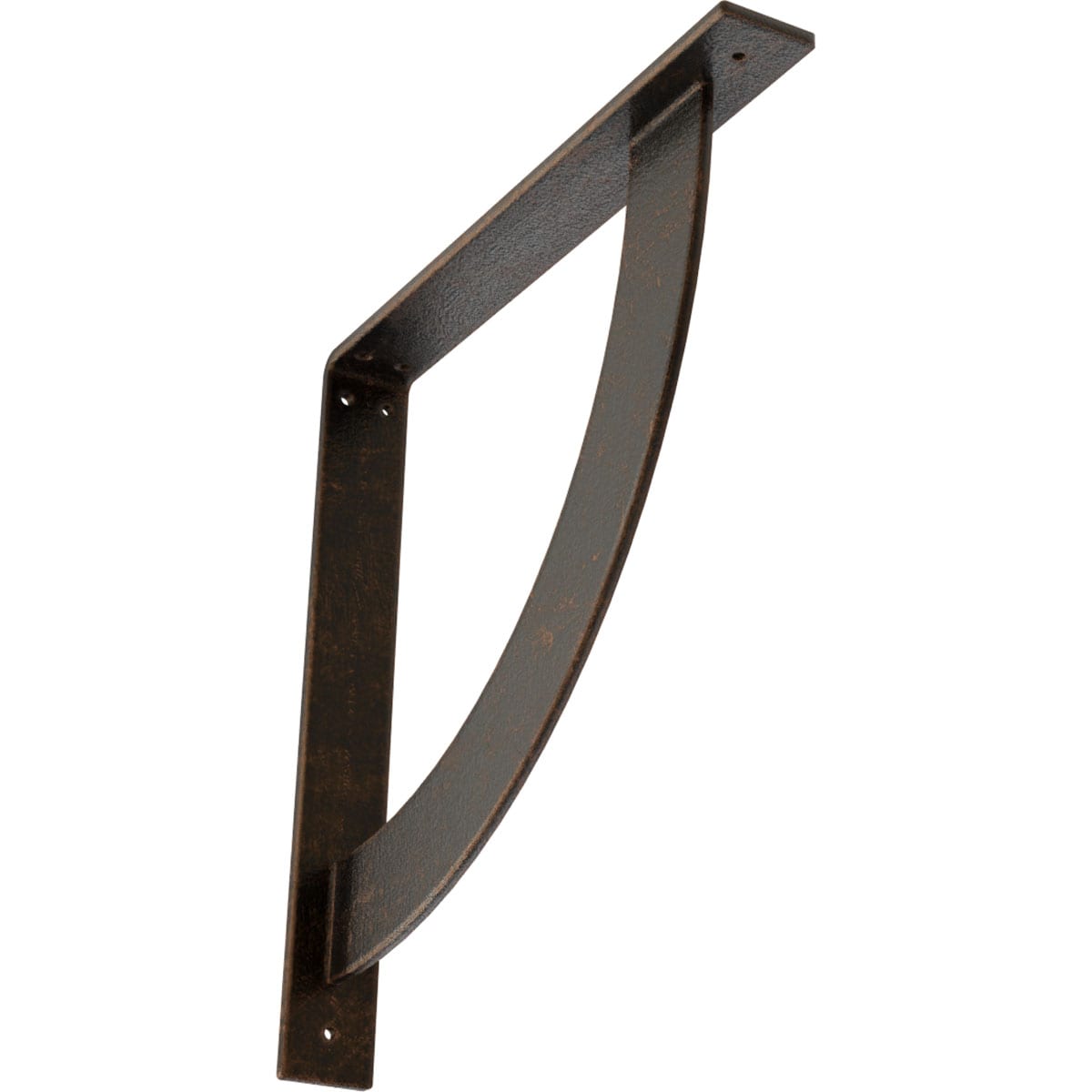 Ekena Millwork BKTM02X16X16BUABZ Bulwark 16-in x 2-in x 16-in Antique bronze Steel Mounting bracket