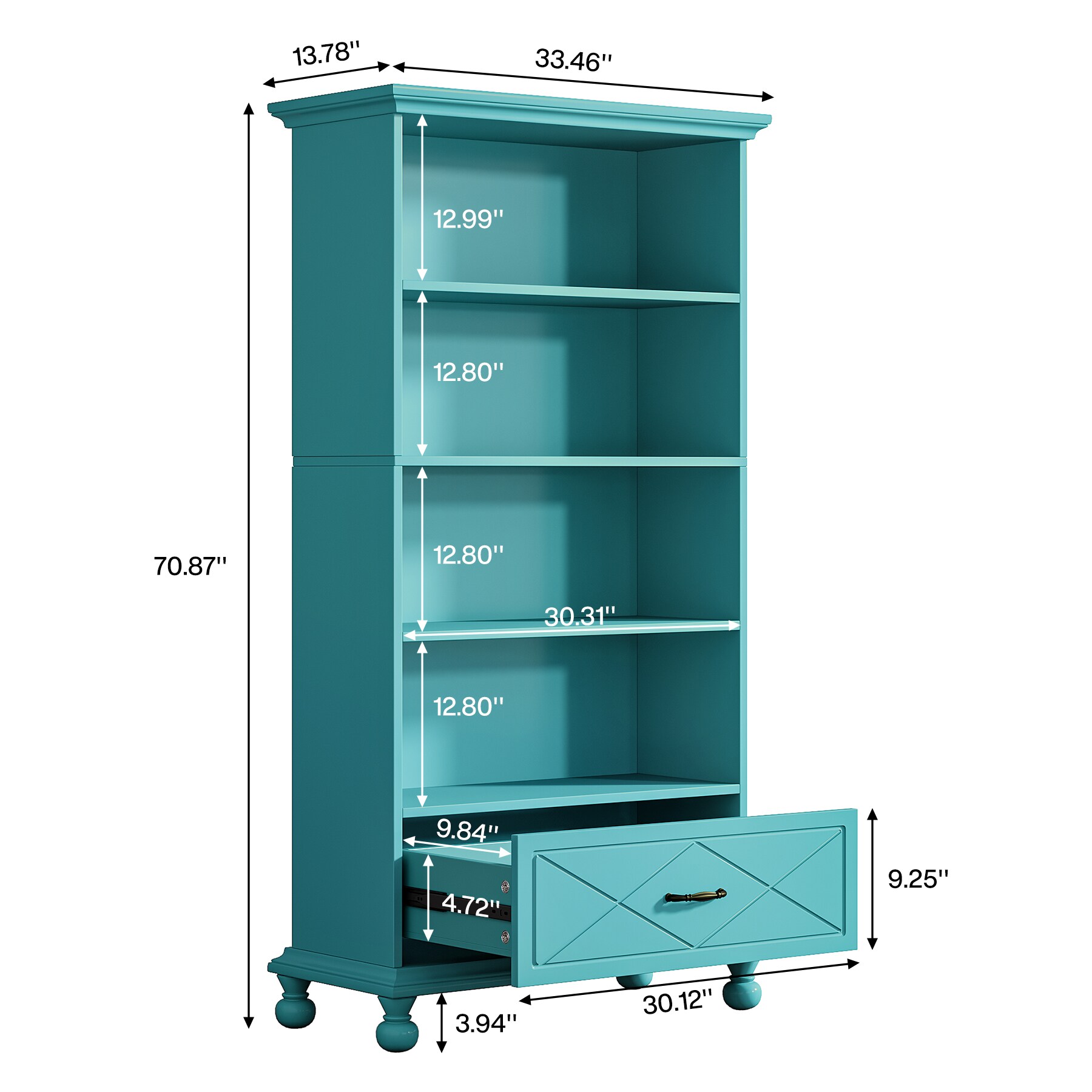 Tribesigns HOGA-NY085 bookcases - View #8