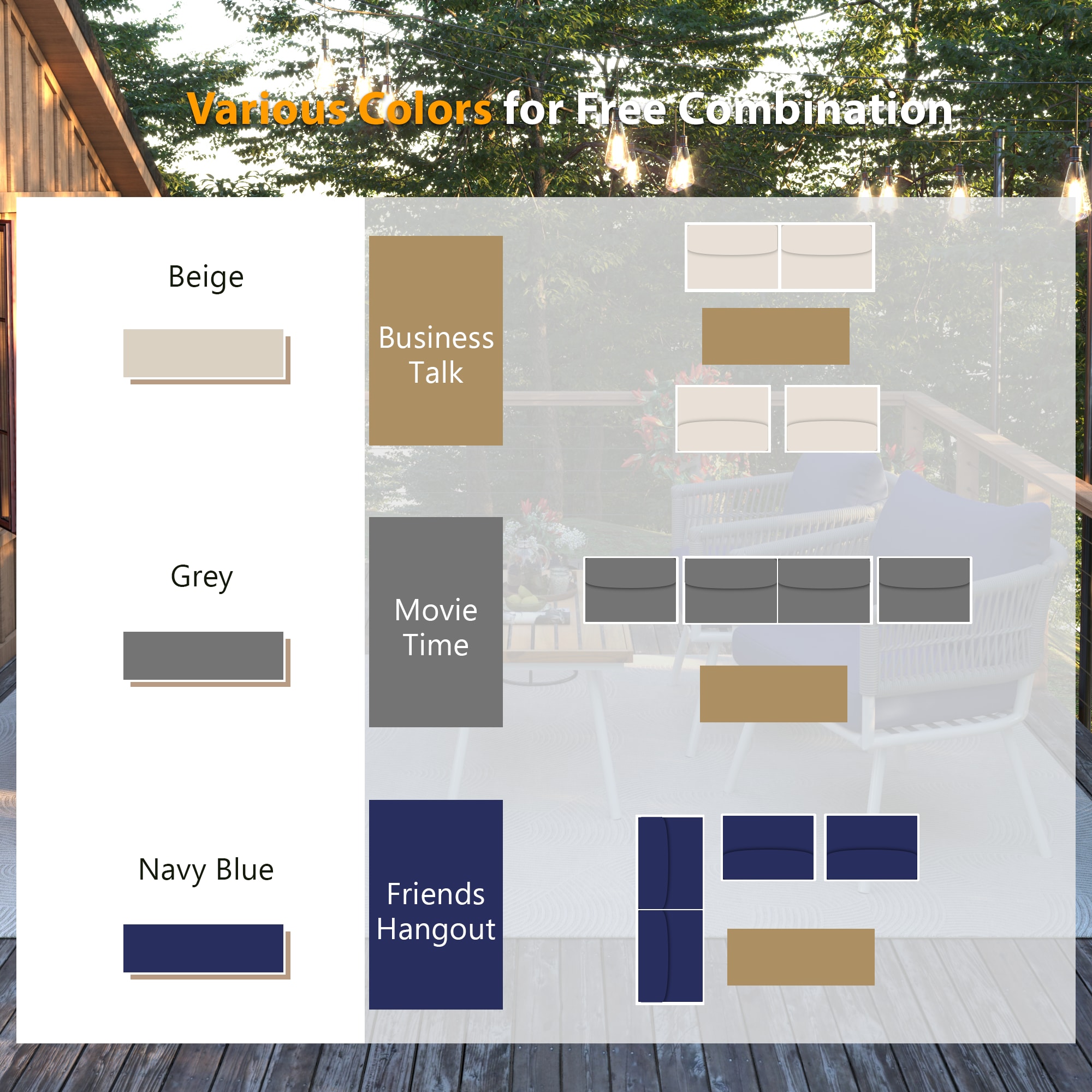 ModernLuxe L-SK000004AAG Patio-Conversation-Sets - View #7