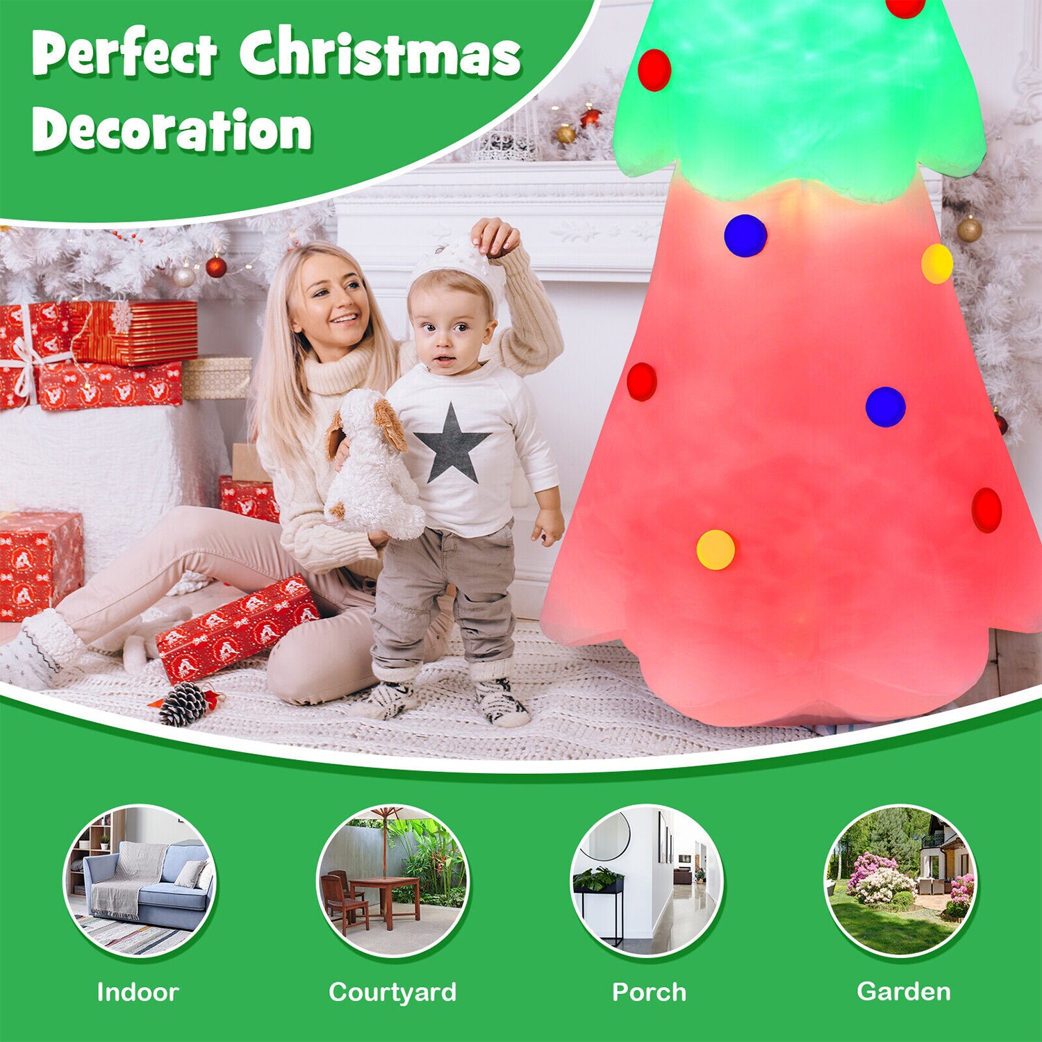 WELLFOR HYZ23982US Christmas-Inflatables - View #5