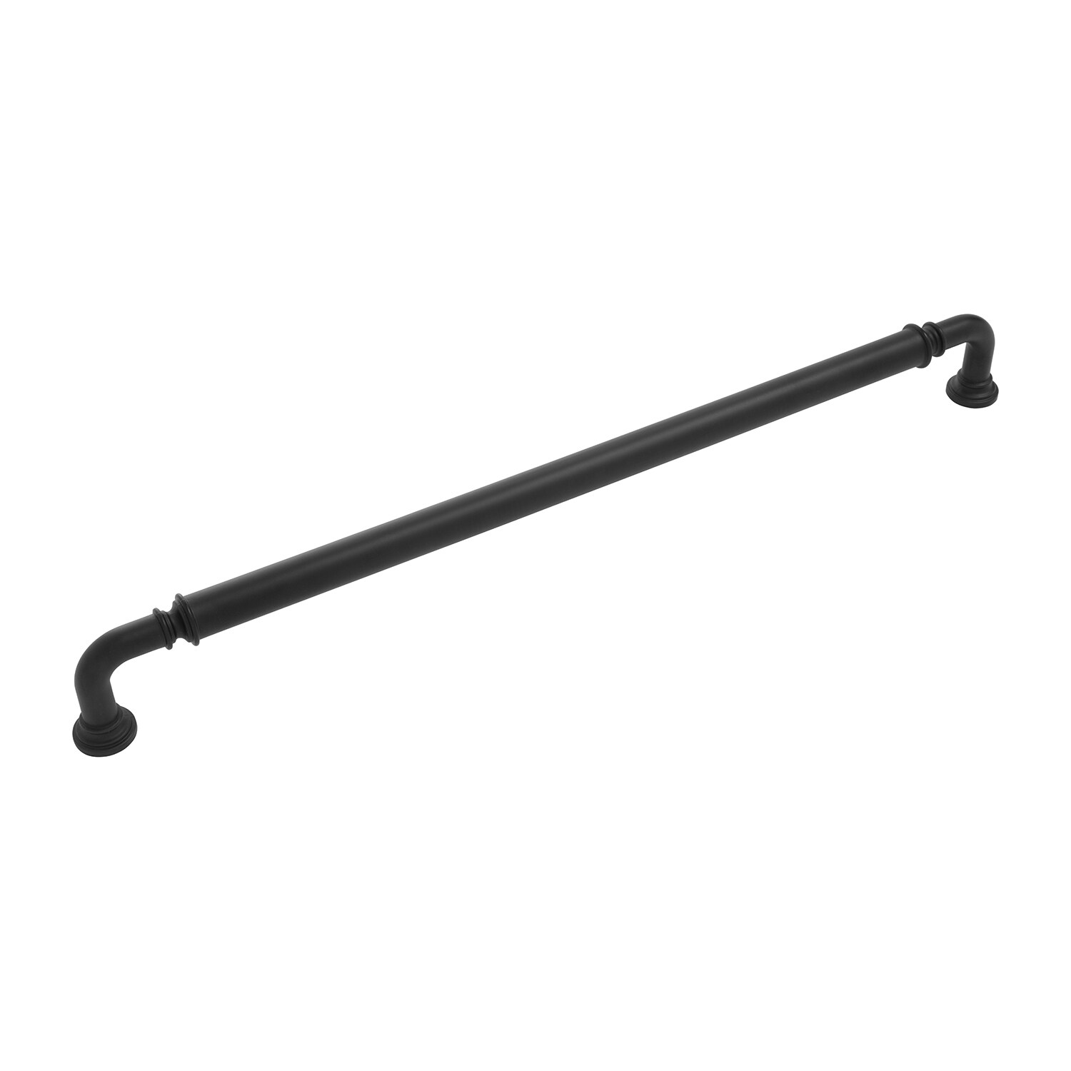 Belwith Keeler B079926-MB Berkshire 18-in , 457mm Center to Center Matte Black Rectangular Handle Appliance Drawer Pulls