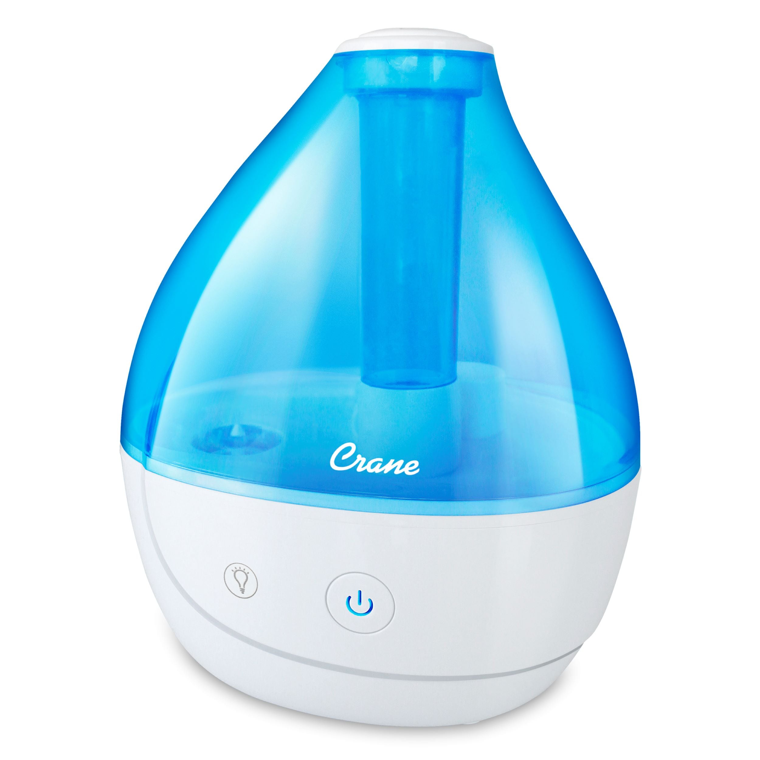 Crane EE-5952 0.4-Gallon Tabletop Cool mist Humidifier (For Rooms Up To 200-sq ft ) Blue