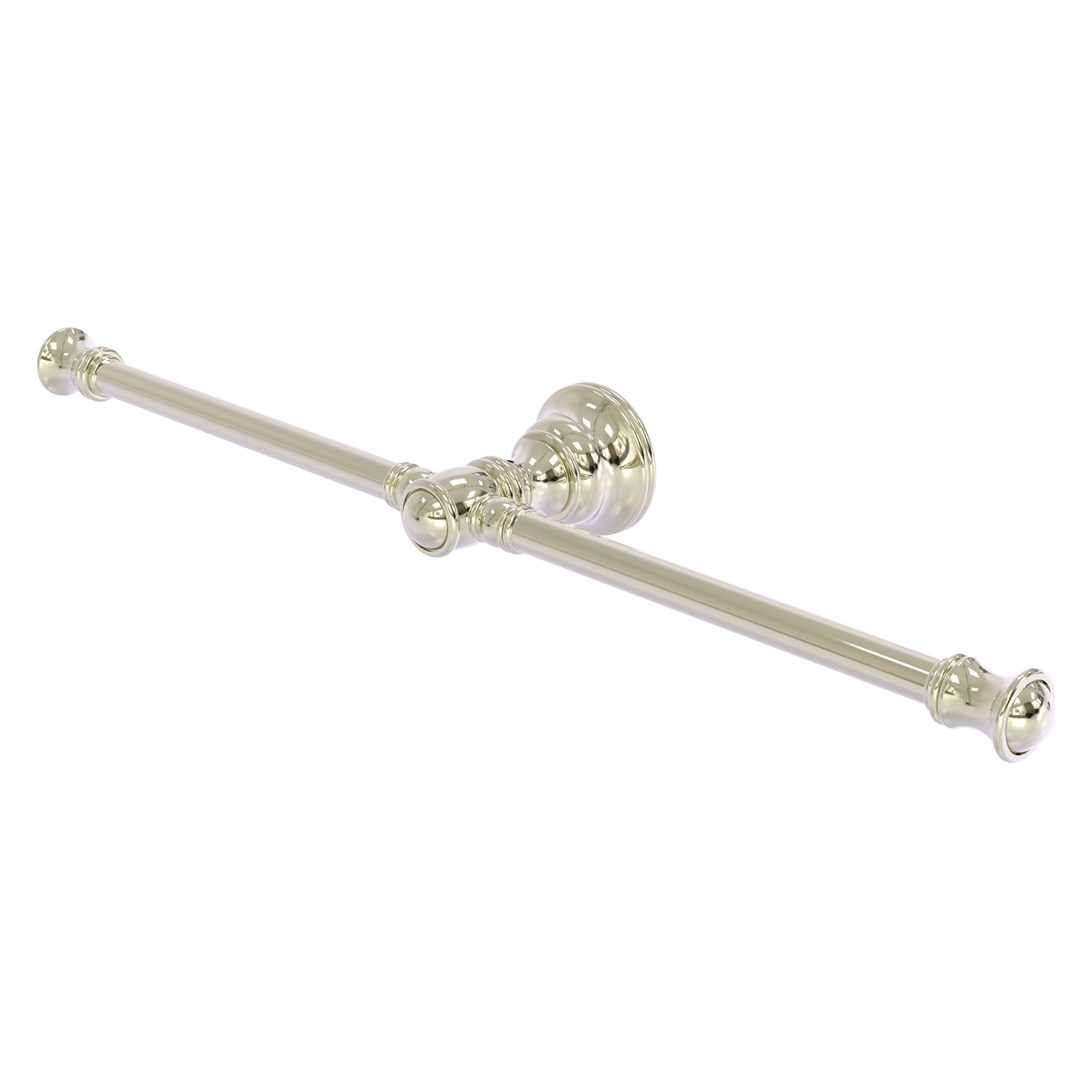 Allied Brass CL-HTB-2-PNI Carolina 15-in double Polished Nickel Wall mount Double Towel Bar