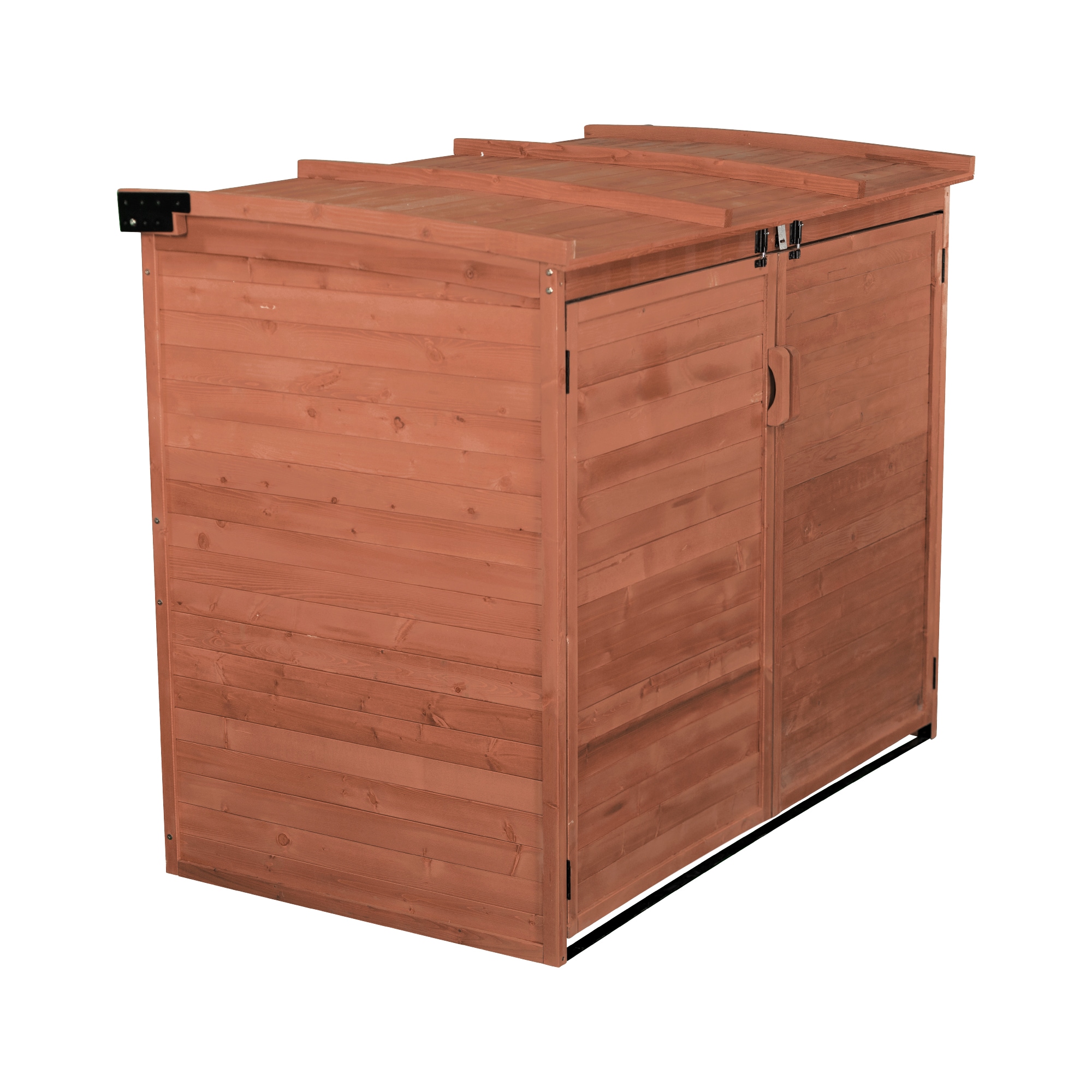 Garbage Bin Storage  Wooden Trash Storage Shed