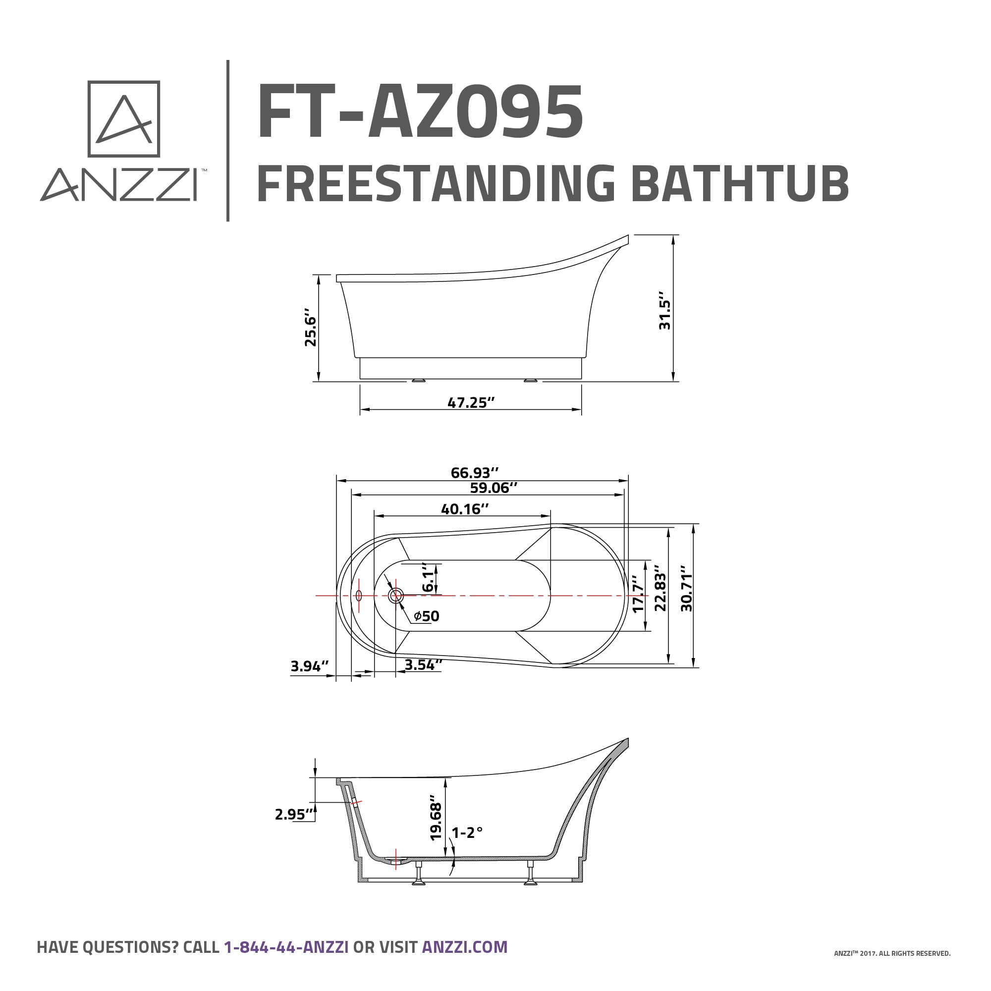 ANZZI FT-AZ095 bathtubs - View #7