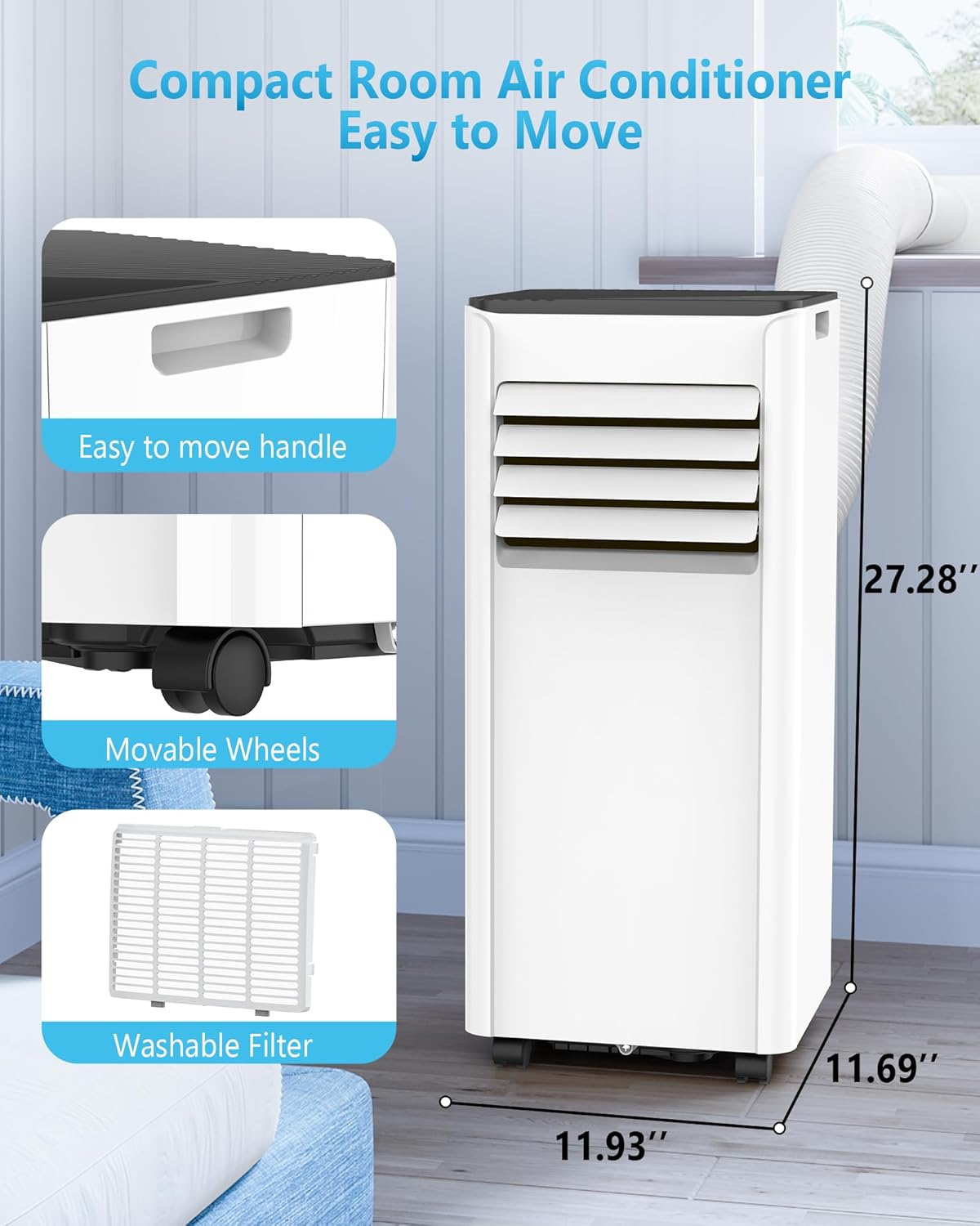 COWSAR A4216A-8K Portable-Air-Conditioners - View #4