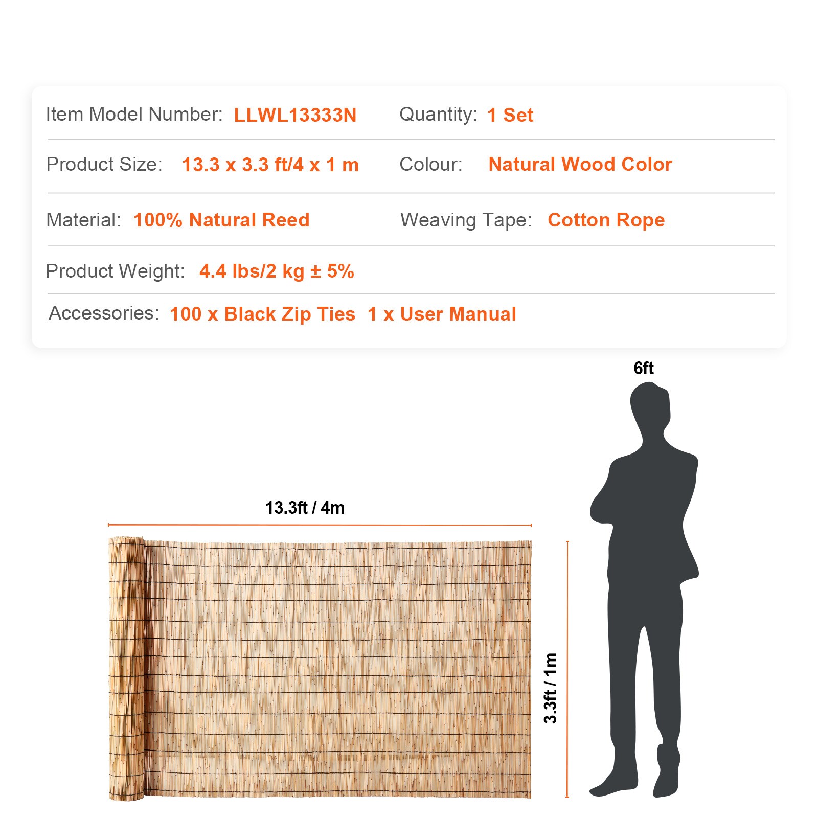 VEVOR SCLWWL1JT13305160V0 Rolled-Fence - View #7