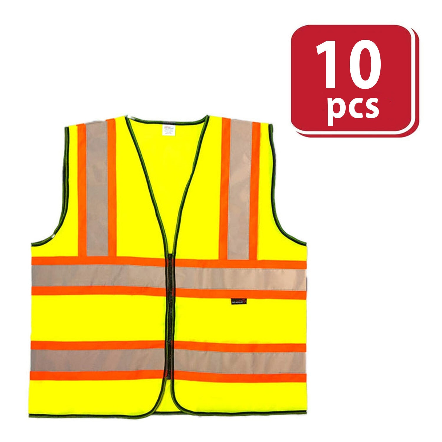 Buy Adult High Visibility Gilet 500 - Neon Yellow Online