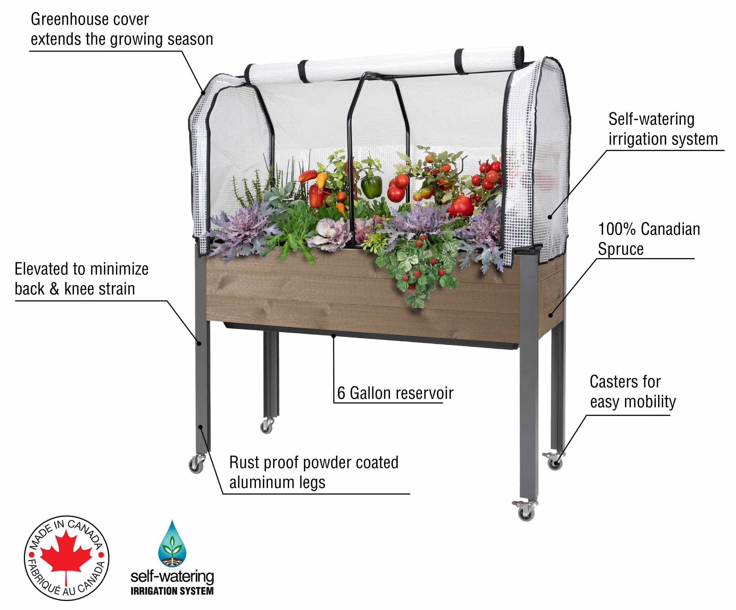 CedarCraft CCSW2147ABN-GB Raised-Garden-Beds - View #6