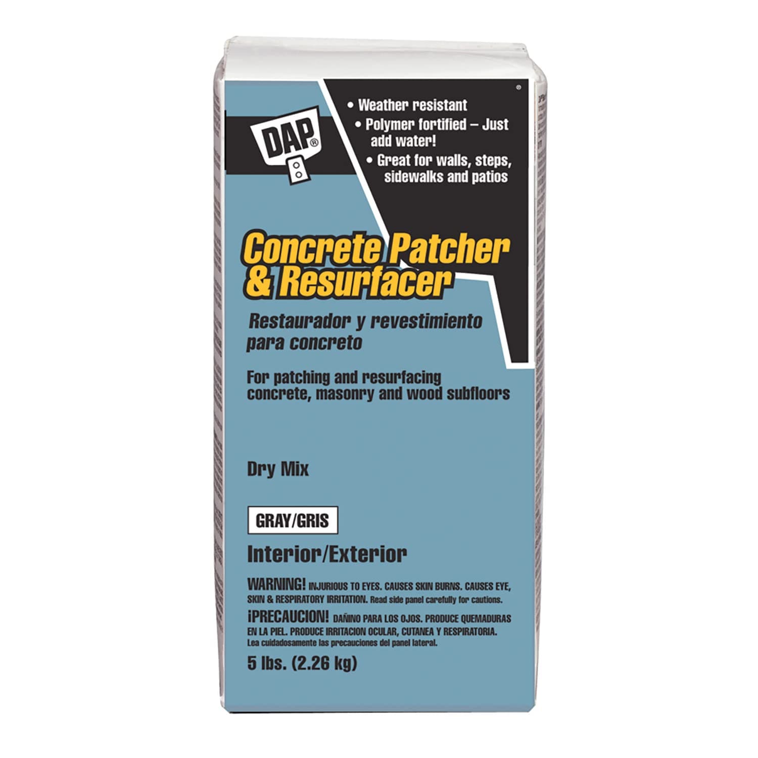  Dry Mix Concrete Resurfacer 5 lb Gray