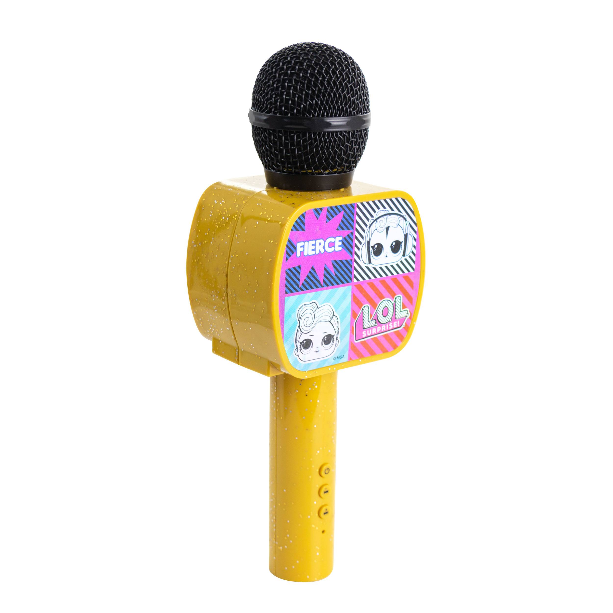 mager Kiks Frivillig Sakar LOL Surprise Party Karaoke 2-In-1 Bluetooth Microphone and Speaker -  Sparky Yellow in the Kids Play Toys department at Lowes.com