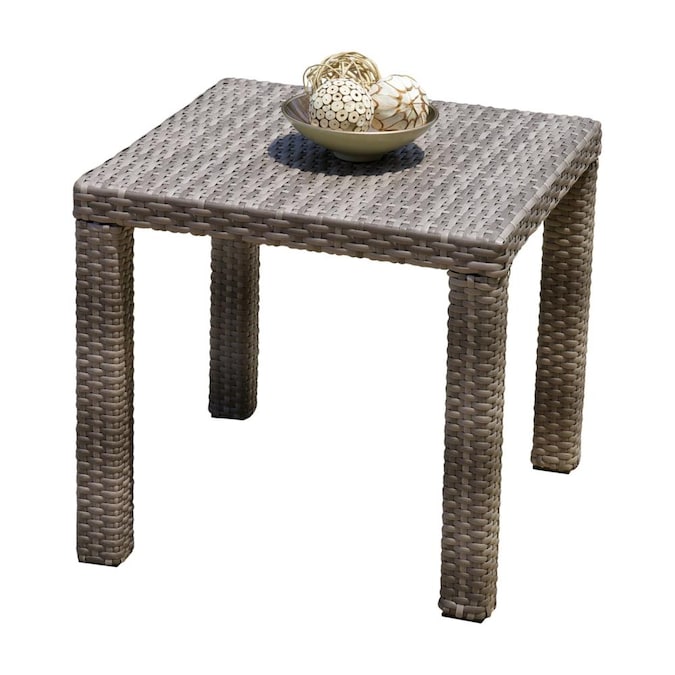 Rst Brands Cannes Square Wicker Outdoor, Wicker Outdoor Table