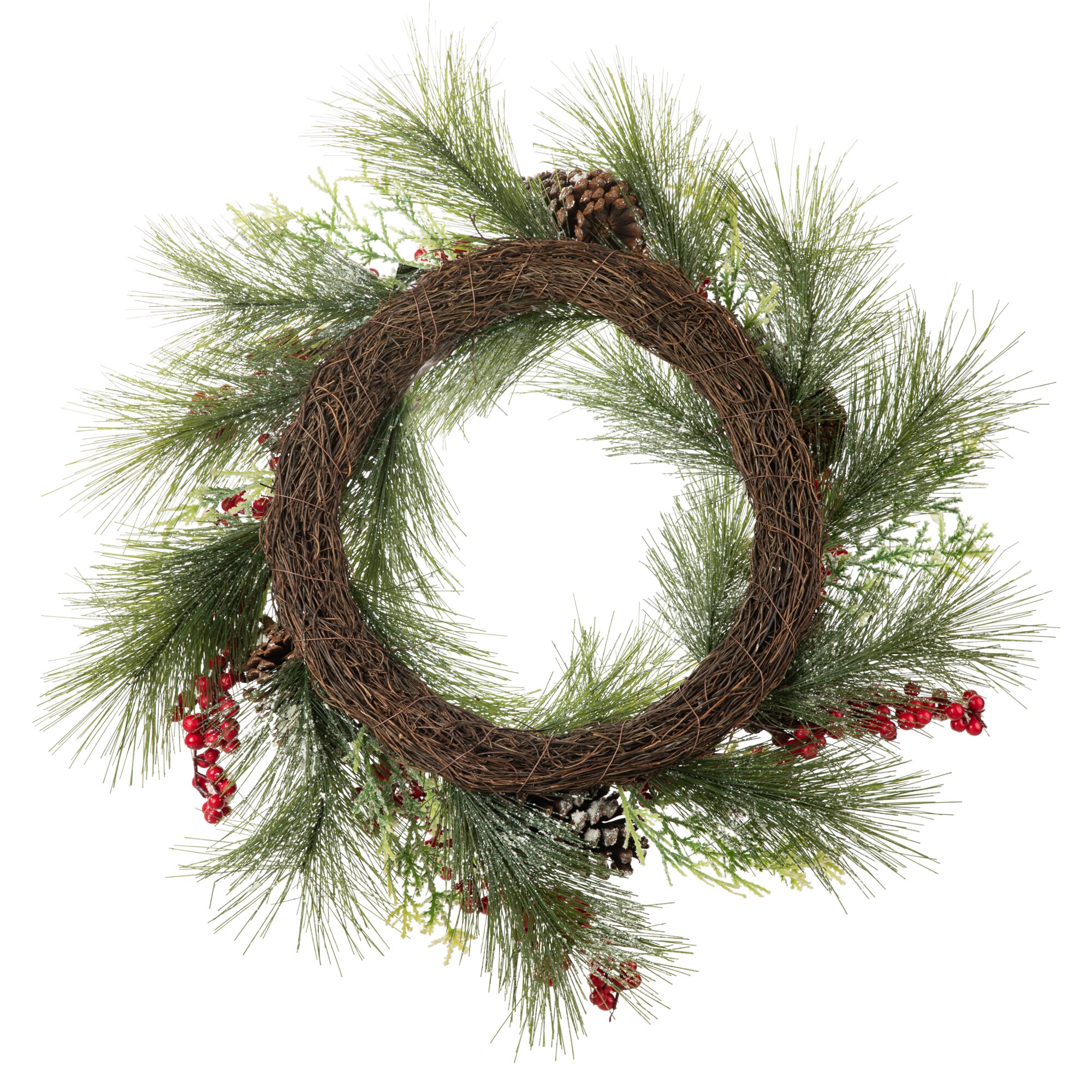 Glitzhome GH1105203324 Artificial-Christmas-Wreaths - View #8