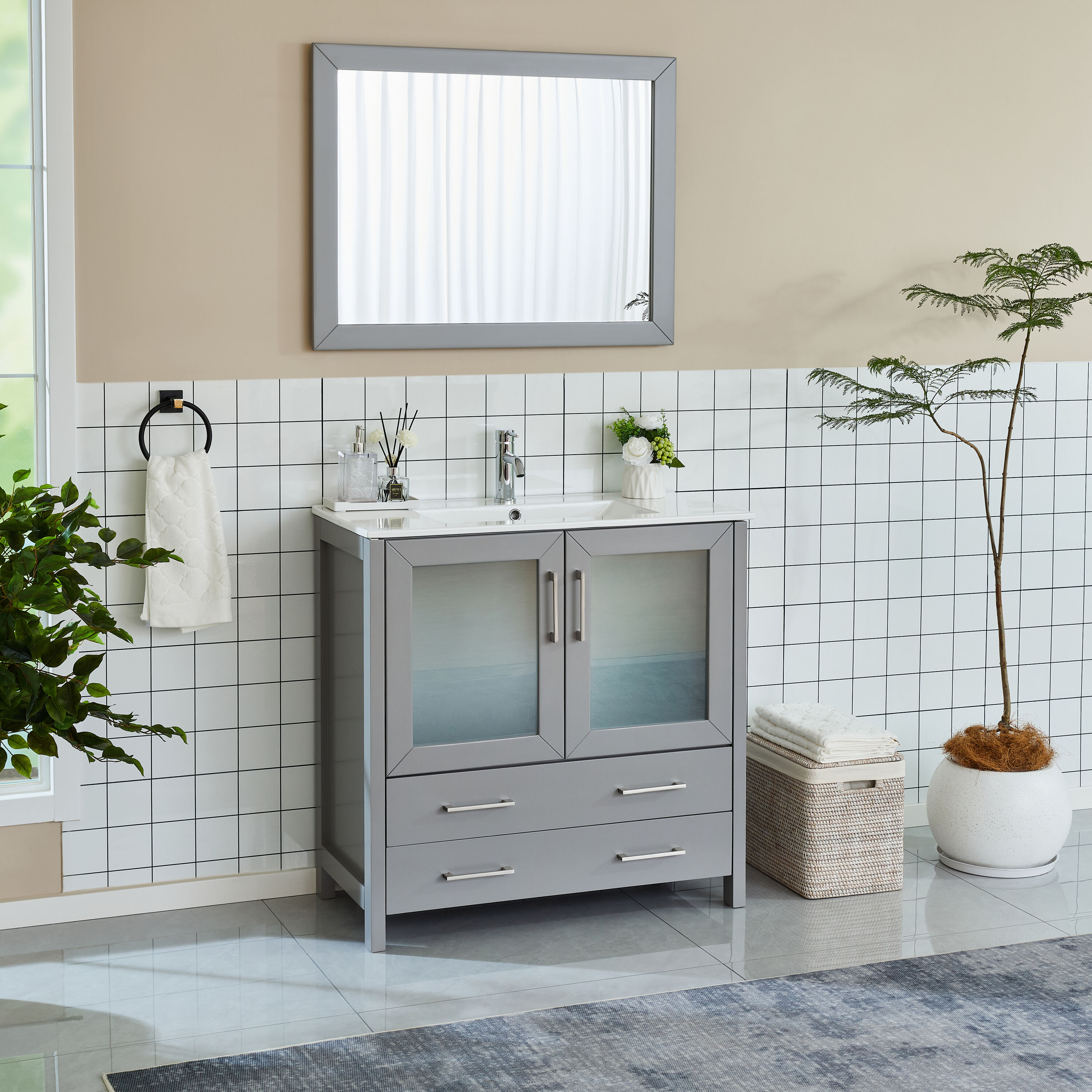 Vanity Art VA3036-G Bath-Vanity-Combo - View #8
