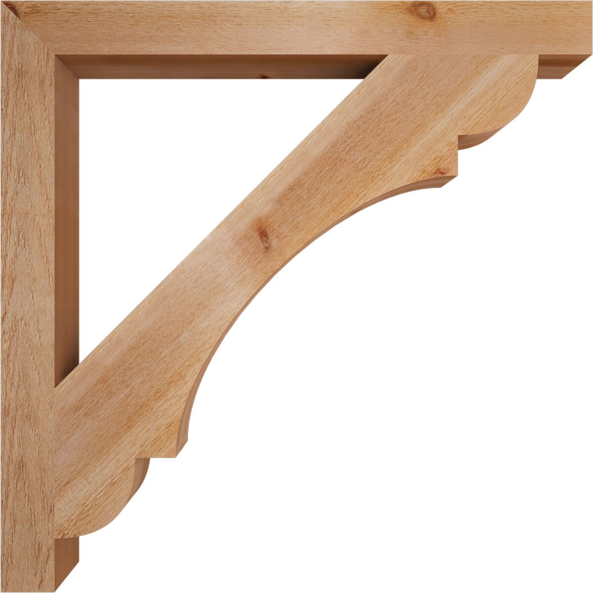 Ekena Millwork BKT04X44X44OLY05RWR Exterior-Brackets-Braces - View #3