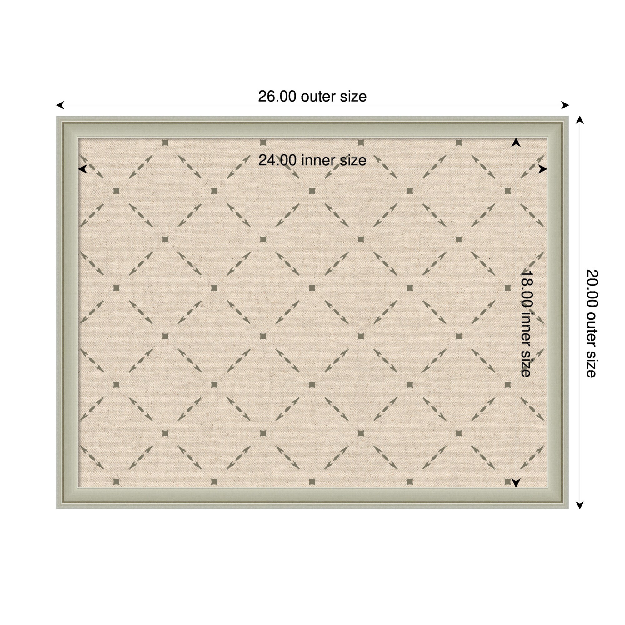 Kate and Laurel 10359281 Dry-Erase-Bulletin-Boards - View #2