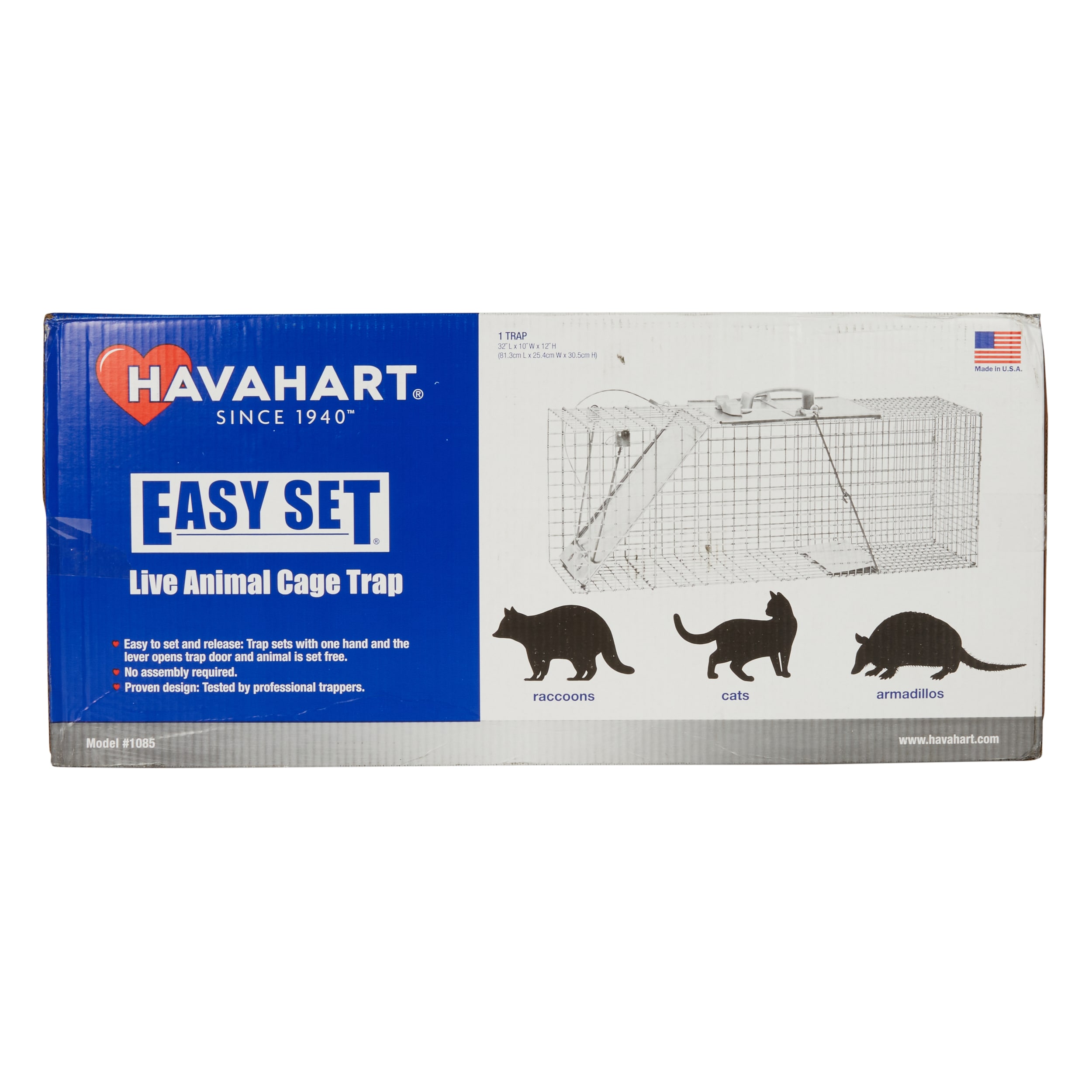 Havahart Live Animal Trap Medium (32x10x10)- Humane