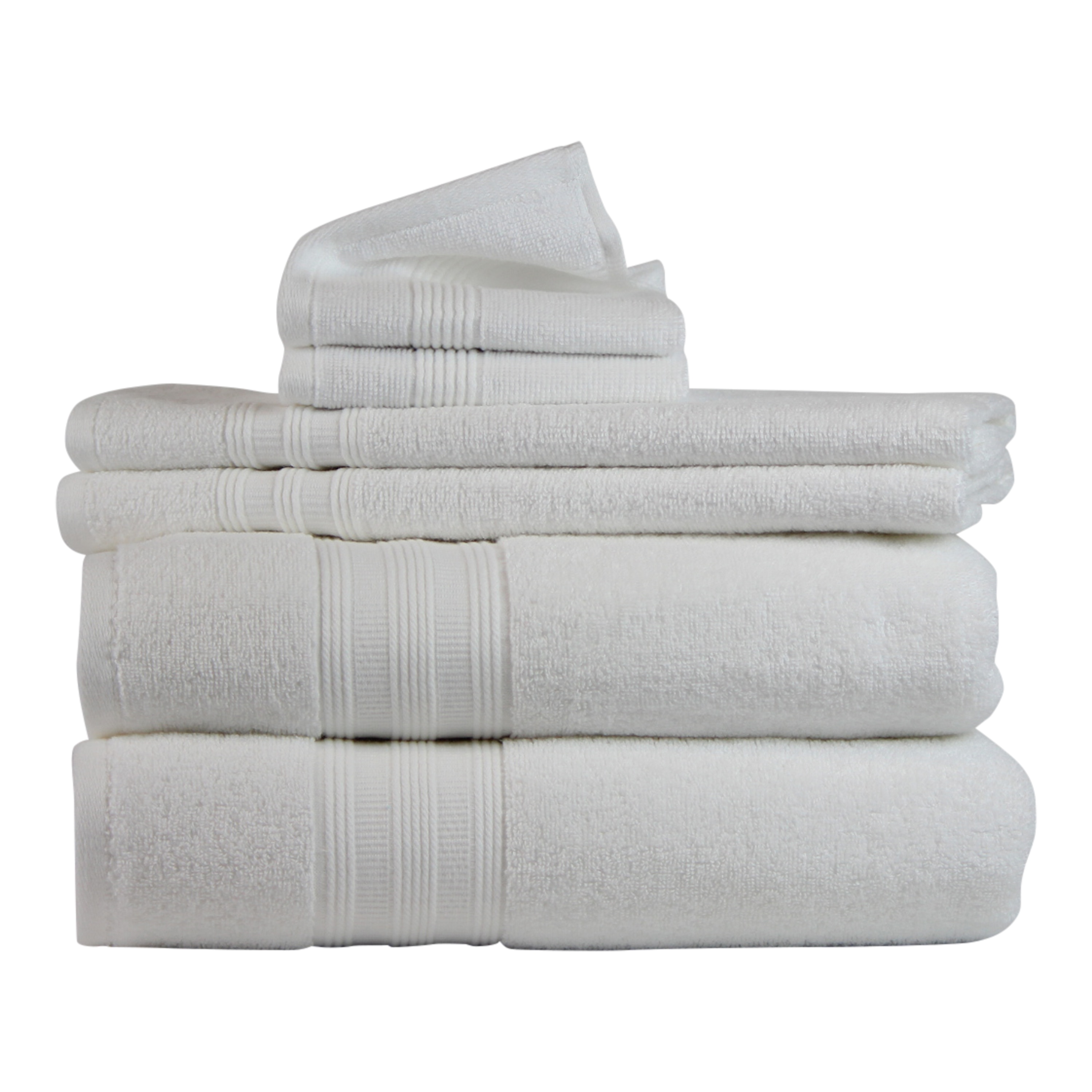 Freshee 4-Piece Bath Towel Set, Orange - Featuring Intellifresh  Antimicrobial Technology 