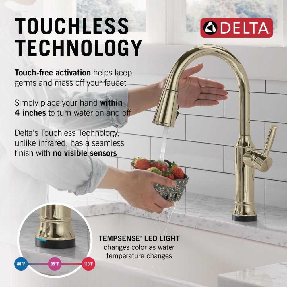 Delta 9184TL-PN-PR-DST Kitchen-Faucets - View #2