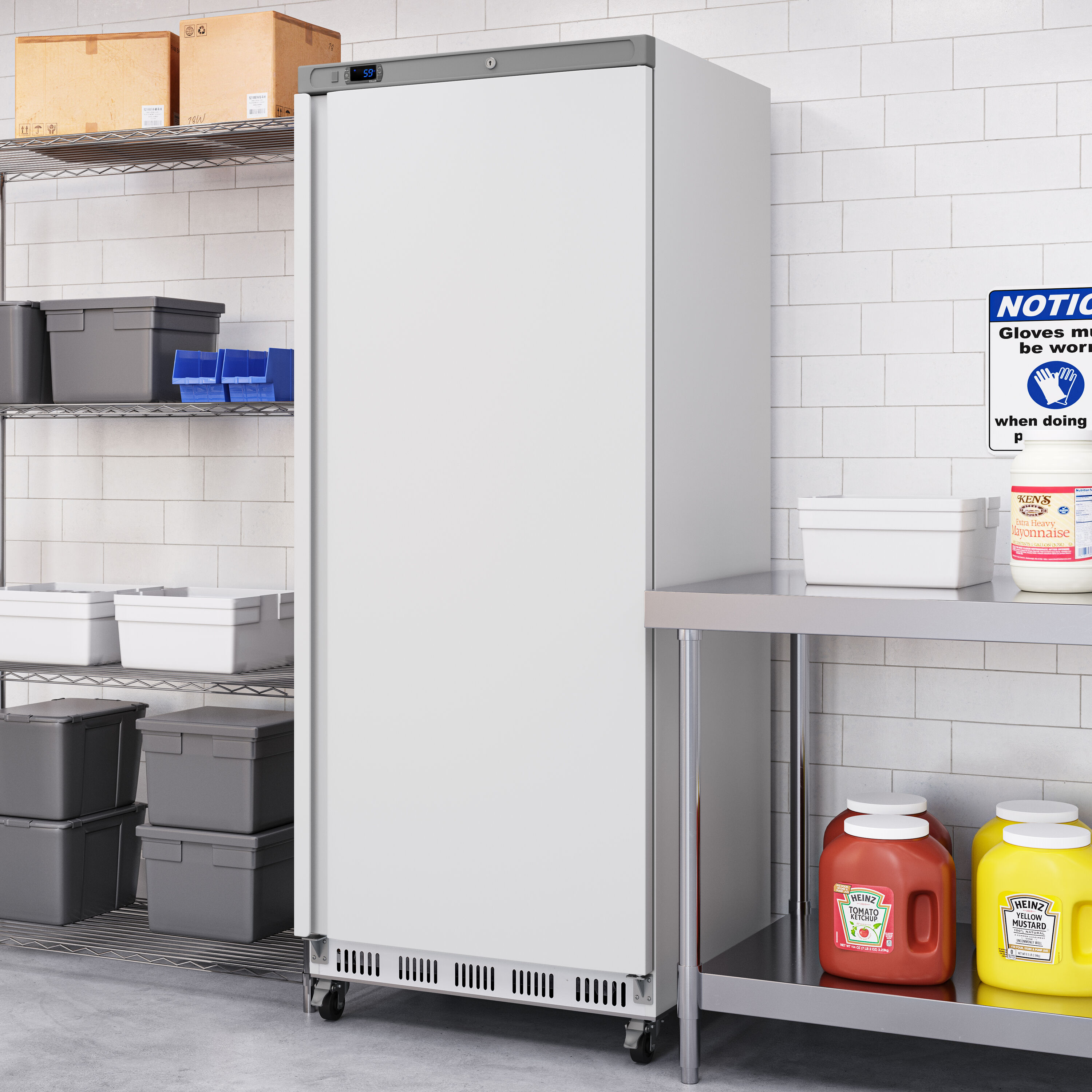 KoolMore LOW-KM-RIC-1DWH Commercial-Refrigerators - View #3