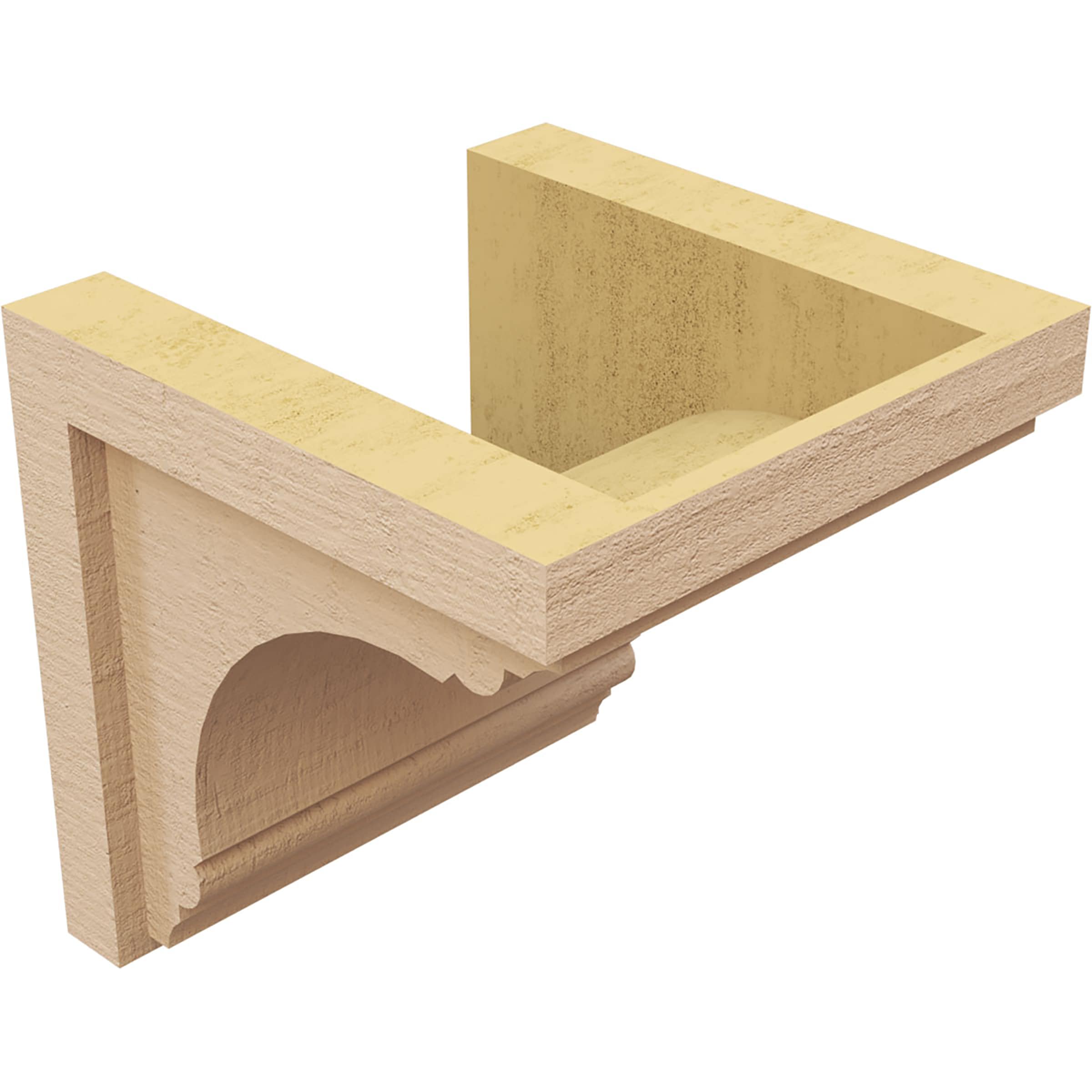Ekena Millwork CORU09X09X09WARRCPR corbels - View #5
