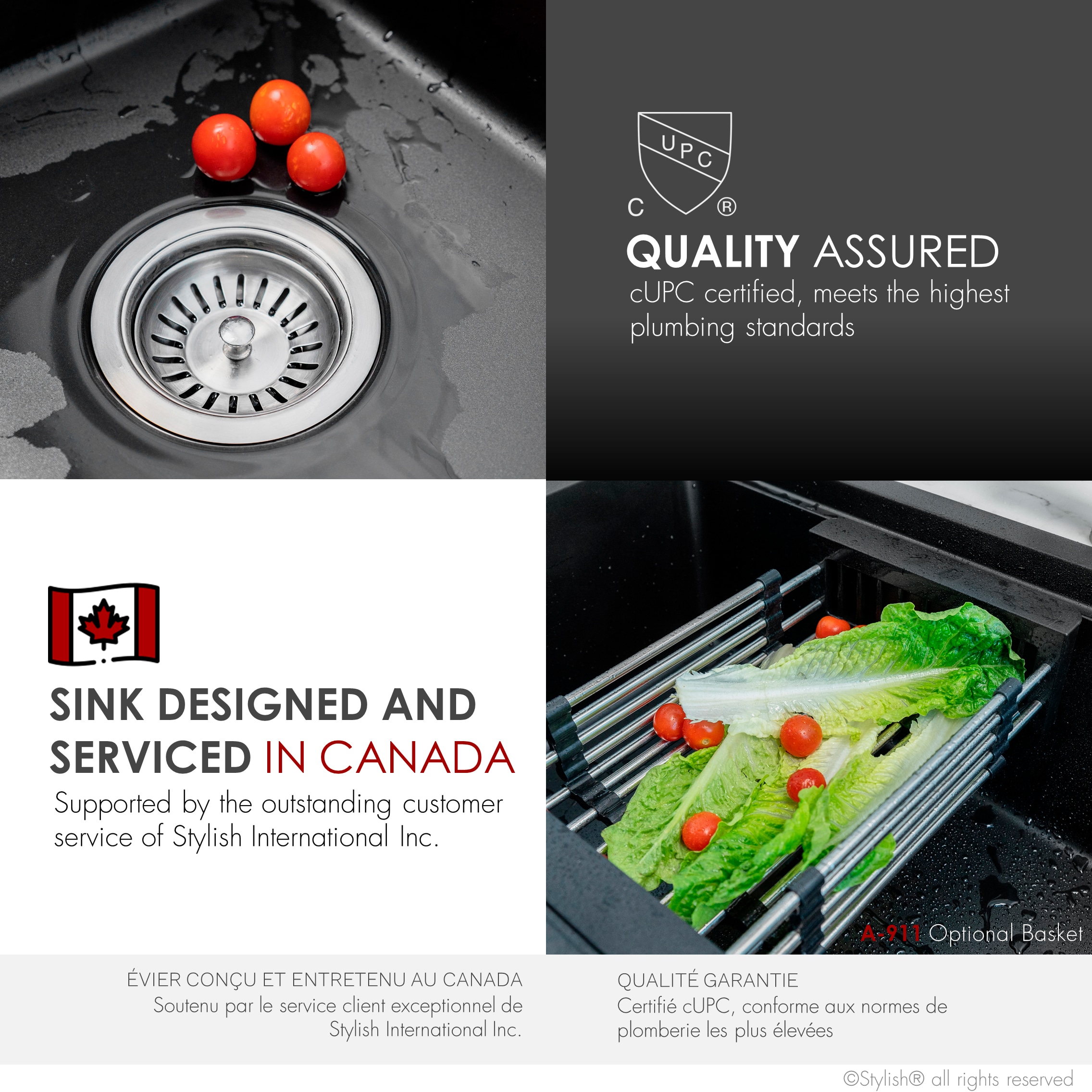 Stylish S-828WN Kitchen-Sinks - View #8