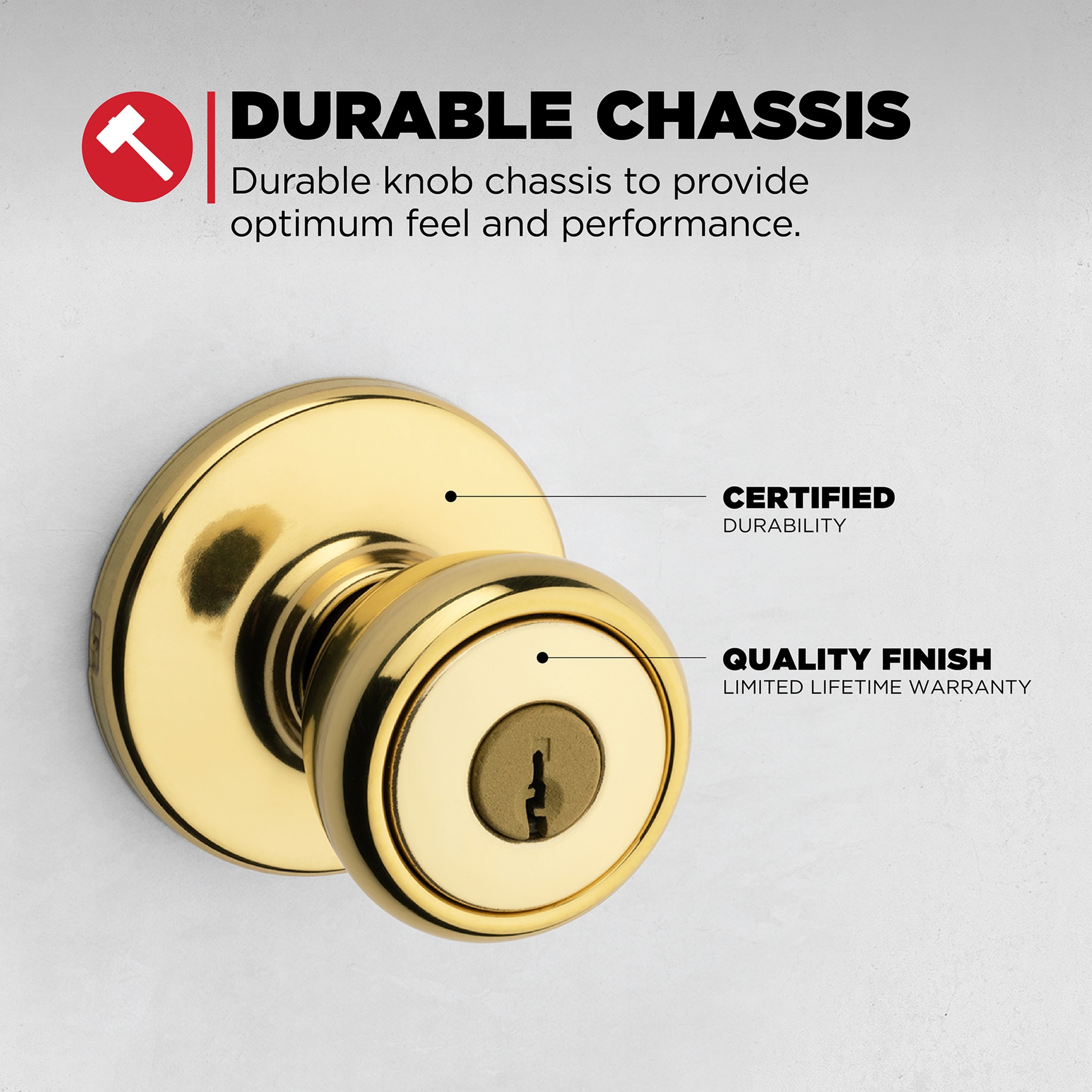 Kwikset 400T 3 CP K6 Door-Knobs - View #7