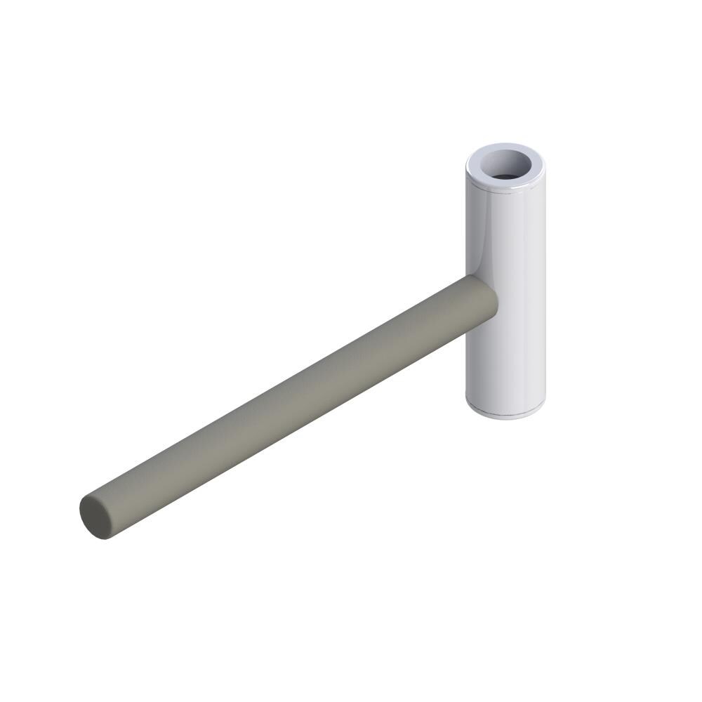 HealthCraft SPB-AK 16-in White Floor-mounted Grab Bar (300-lb Weight Capacity)