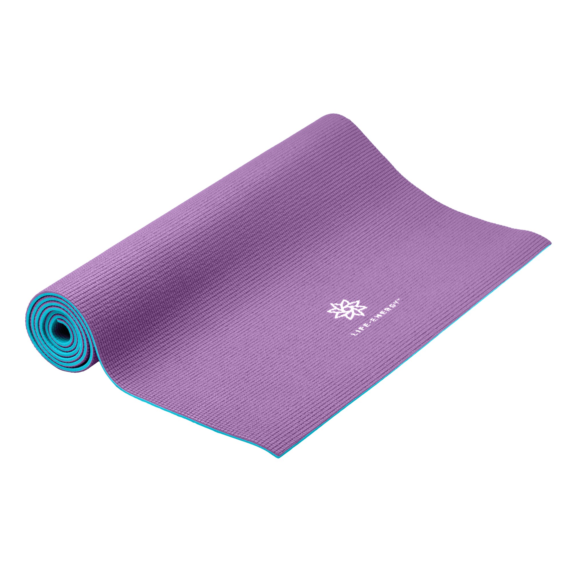 Life Energy Reversible 6-mm Antimicrobial Yoga Mat with Carrying