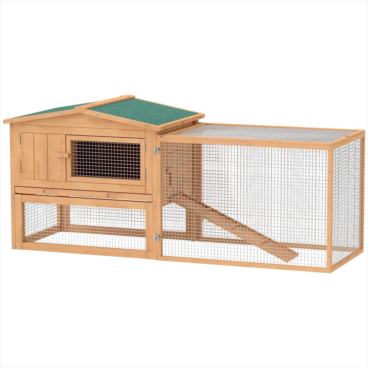 FlowLuxe WBI2Y53R4Z4X Chicken-Coops-Rabbit-Hutches - View #3