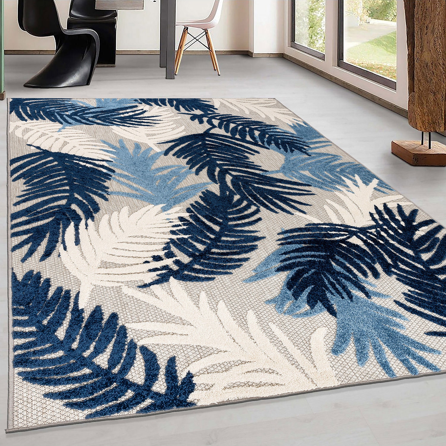 World Rug Gallery 8011NAVY5X7 rugs - View #3