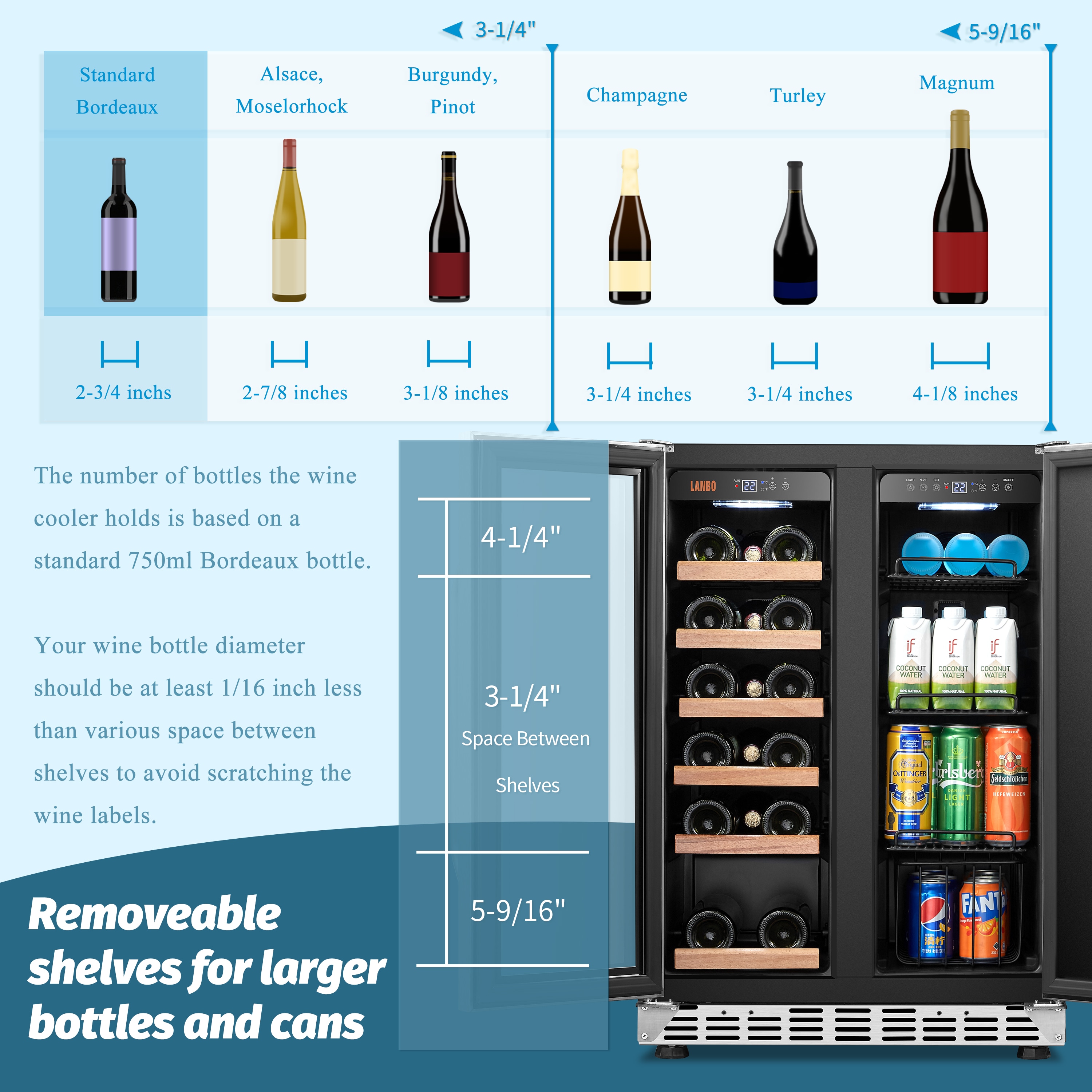 LANBO LB36BAA Wine-Chillers - View #7